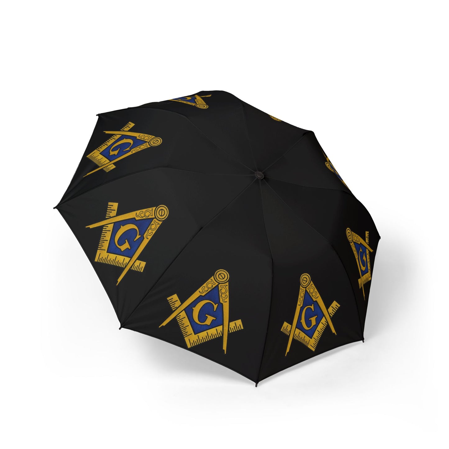 Masonic Symbol Umbrella - Stylish Foldable Umbrella for All Occasions, Rain Protection, Gifts for Masons, Travel Essential, Unique Design