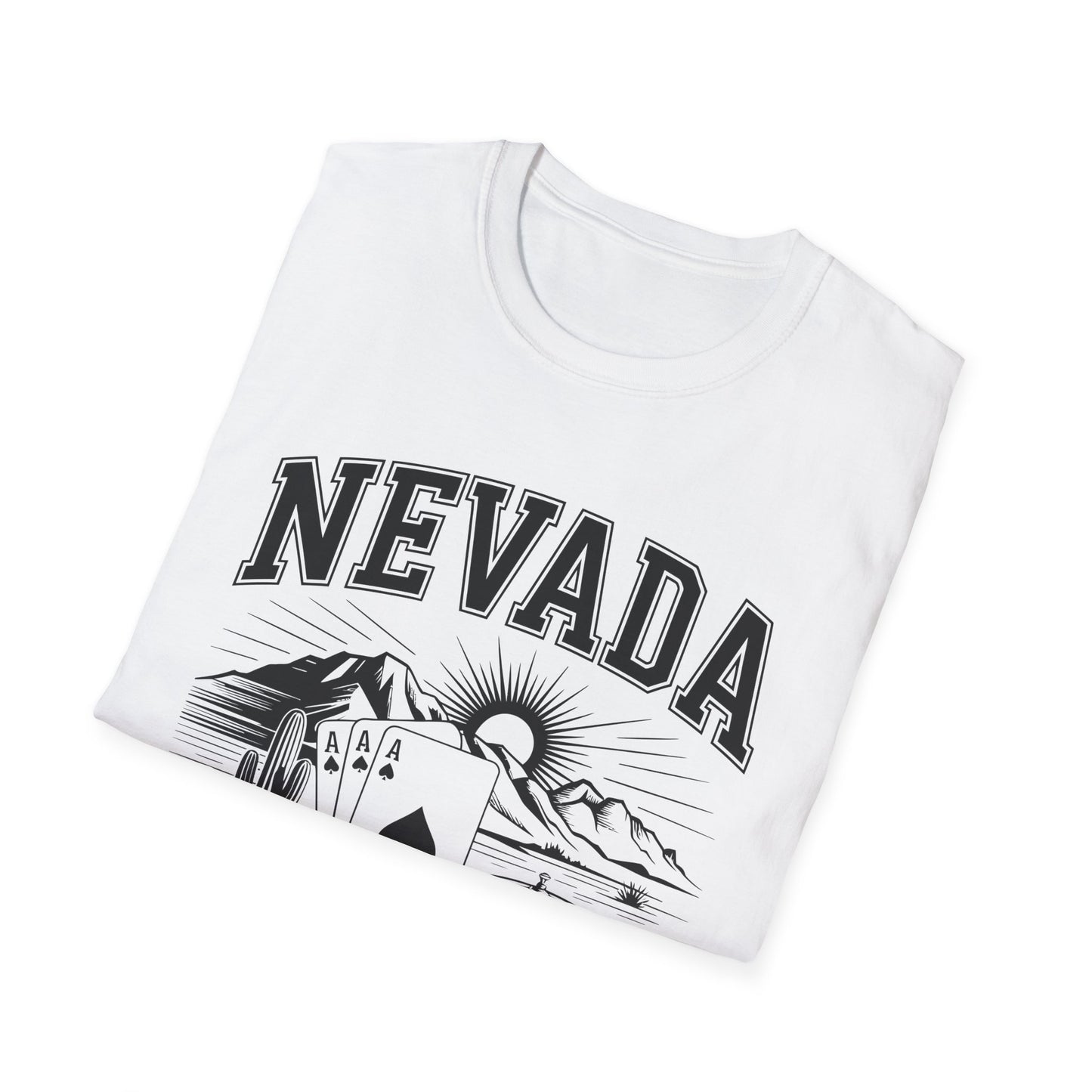 Nevada Vintage Graphic T-Shirt, Unisex Cool Tee, Casual Wear, Travel Souvenir, Gift for Nevada Lovers, Summer Style