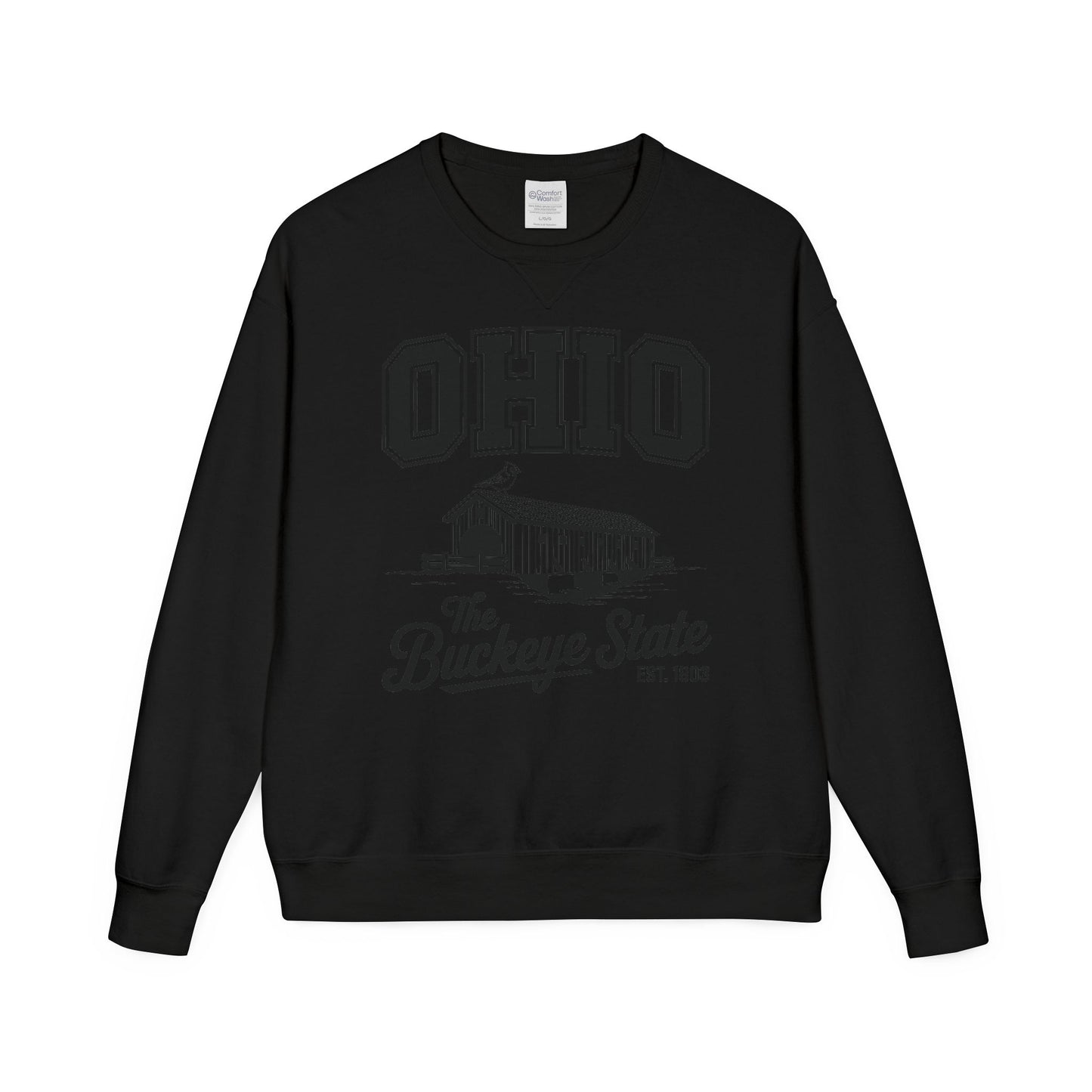Ohio Buckeye State Vintage Sweatshirt, Unisex Crewneck for Casual Wear, Perfect Gift for Ohio Lovers, Ohio State Pride, Cozy Fall Apparel