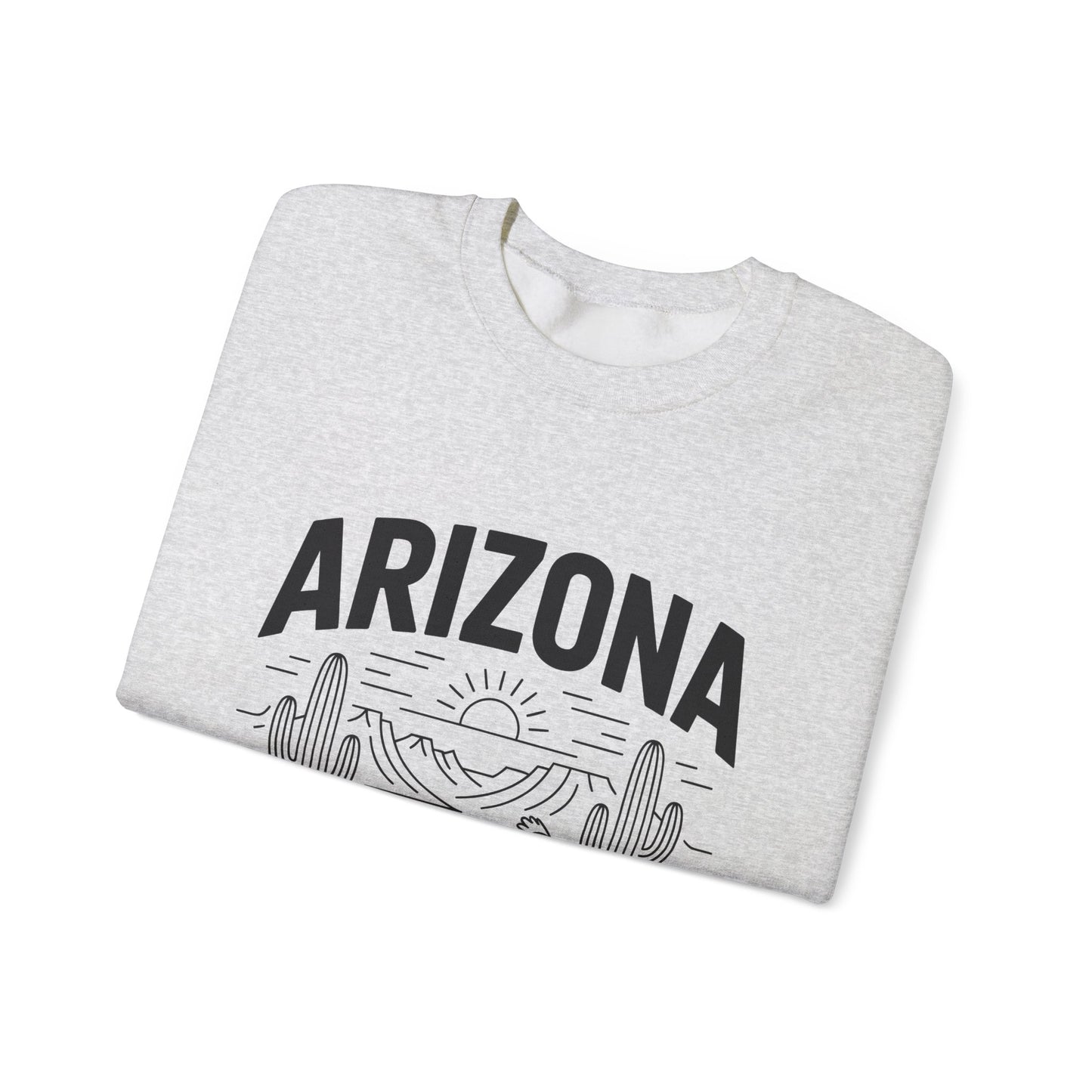 Arizona Crewneck Sweatshirt | Vintage State Apparel, Gift for Travelers, Southwest Style, Unisex Fashion, Cozy Outfit