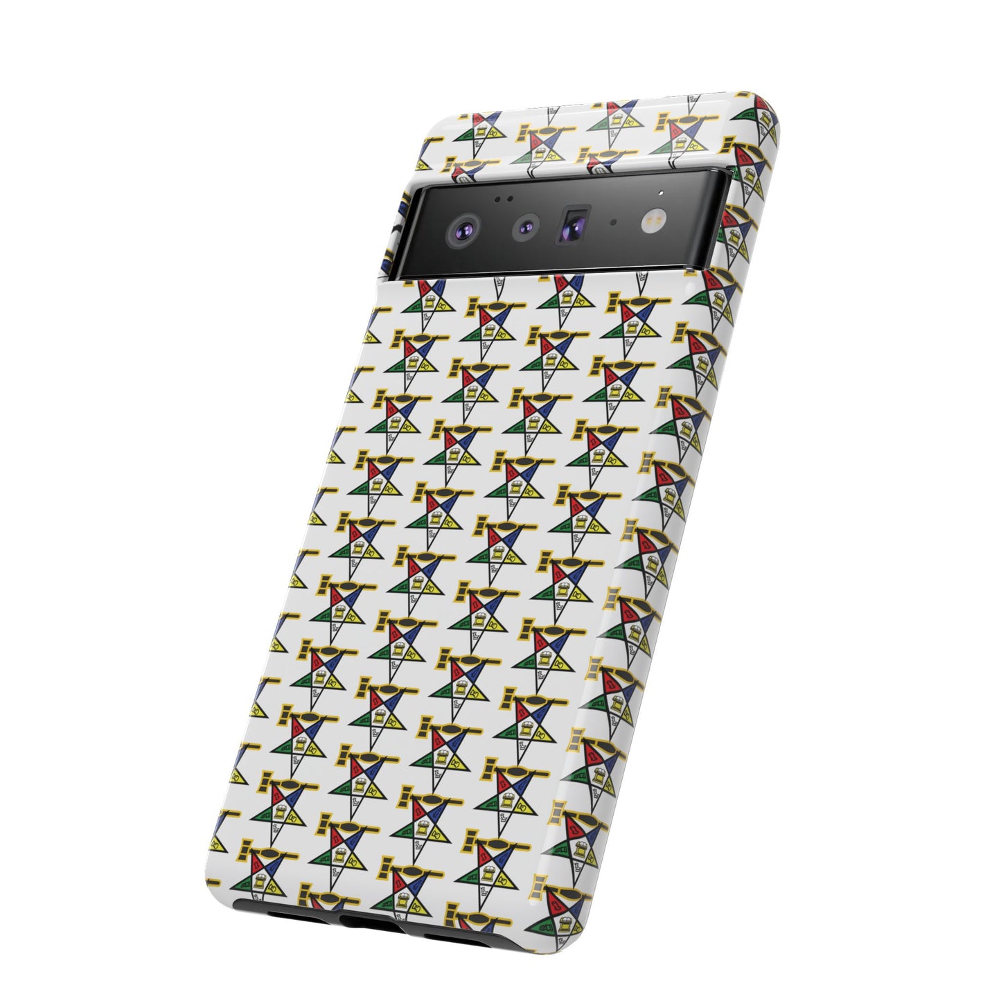 Tough Cases iPhone Case, Colorful Geometric Phone Cover, Unique Gift for Tech Lovers, Durable Phone Accessories, Trendy Phone Protector