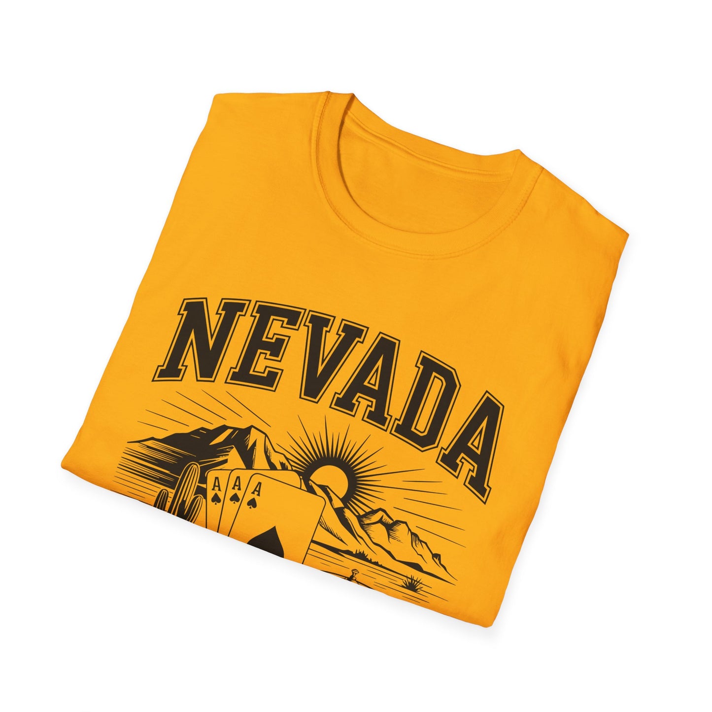 Nevada Vintage Graphic T-Shirt, Unisex Cool Tee, Casual Wear, Travel Souvenir, Gift for Nevada Lovers, Summer Style