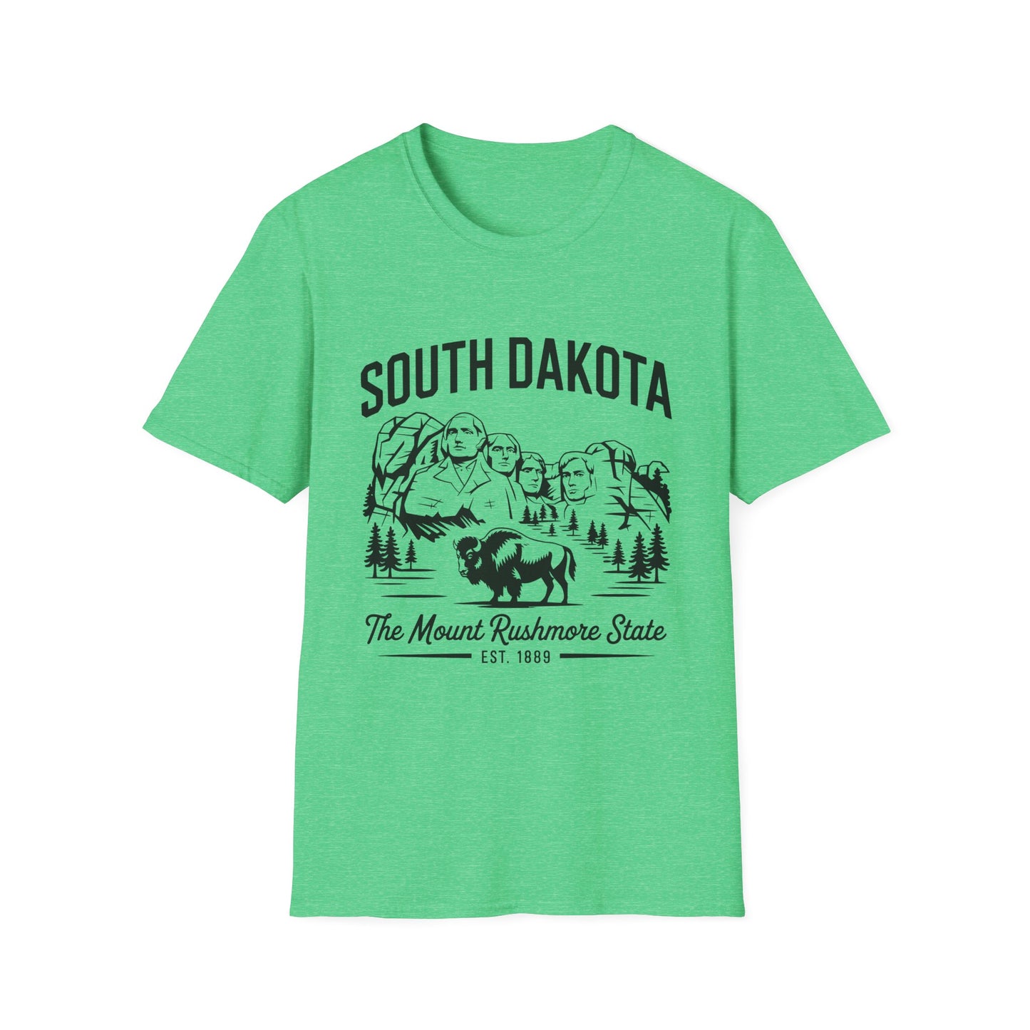 South Dakota Vintage T-Shirt, Unisex Graphic Tee, Midwest Souvenir Shirt, State Pride Apparel, Travel Gift for Him and Her