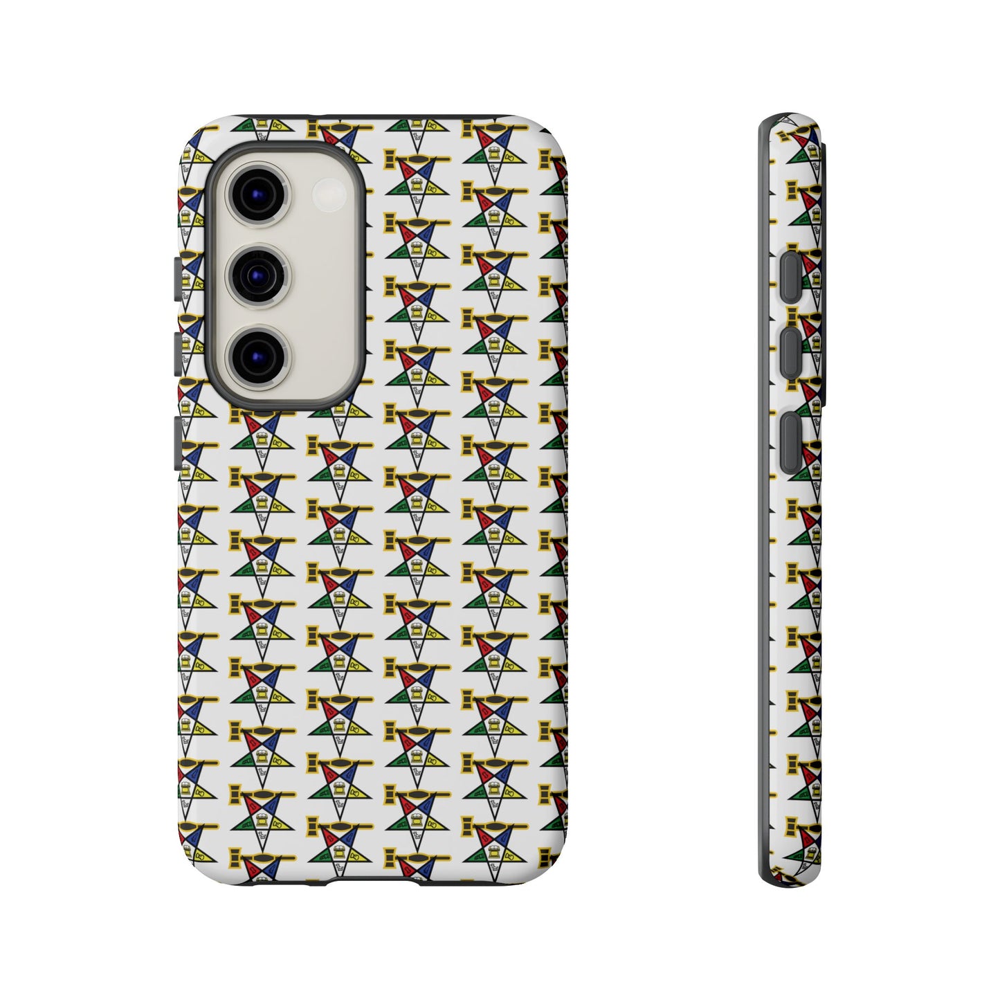 Tough Cases iPhone Case, Colorful Geometric Phone Cover, Unique Gift for Tech Lovers, Durable Phone Accessories, Trendy Phone Protector