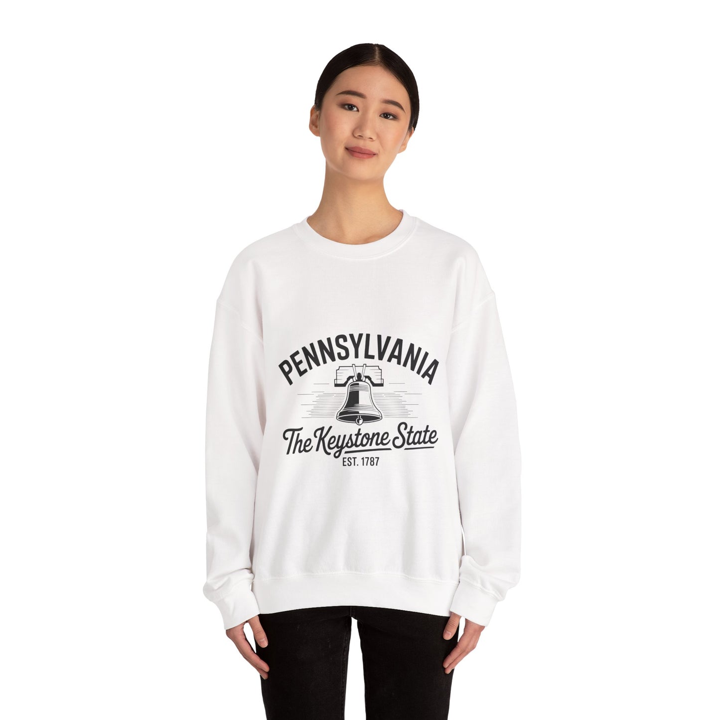 Pennsylvania Crewneck Sweatshirt, Cozy State Pride Apparel, Unisex Sweatshirt, Perfect for Gift Giving, Casual Outfit