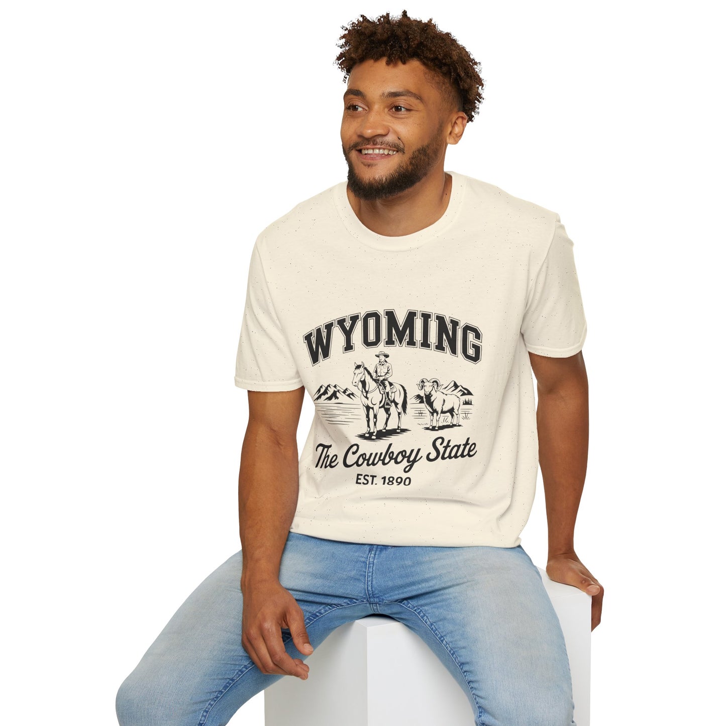 Wyoming Cowboy State T-Shirt | Vintage Western Tee, Gift for Cowboys, Travel Souvenir, Casual Outfit, Americana Style
