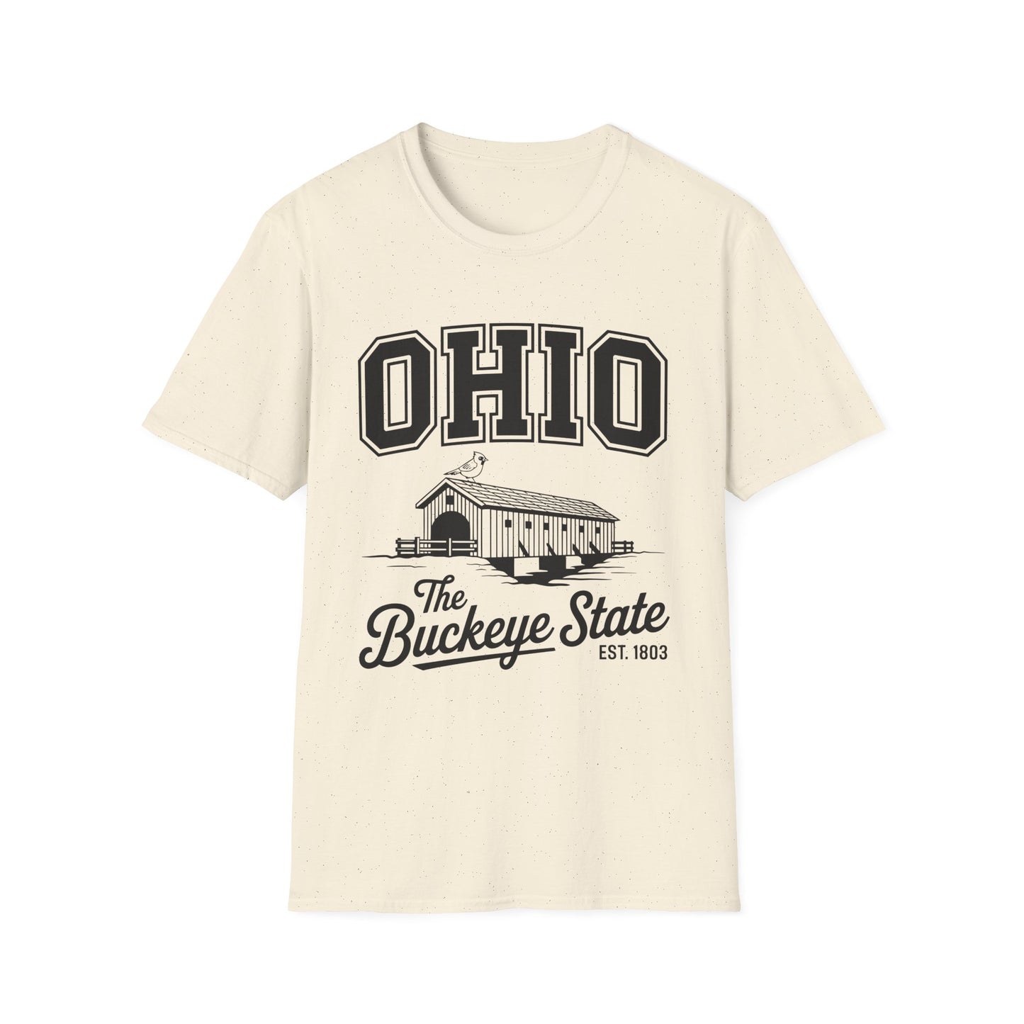 Vintage Ohio T-Shirt, Buckeye State Tee, Unisex Graphic Shirt, Ohio Pride Apparel, Gift for Ohioans
