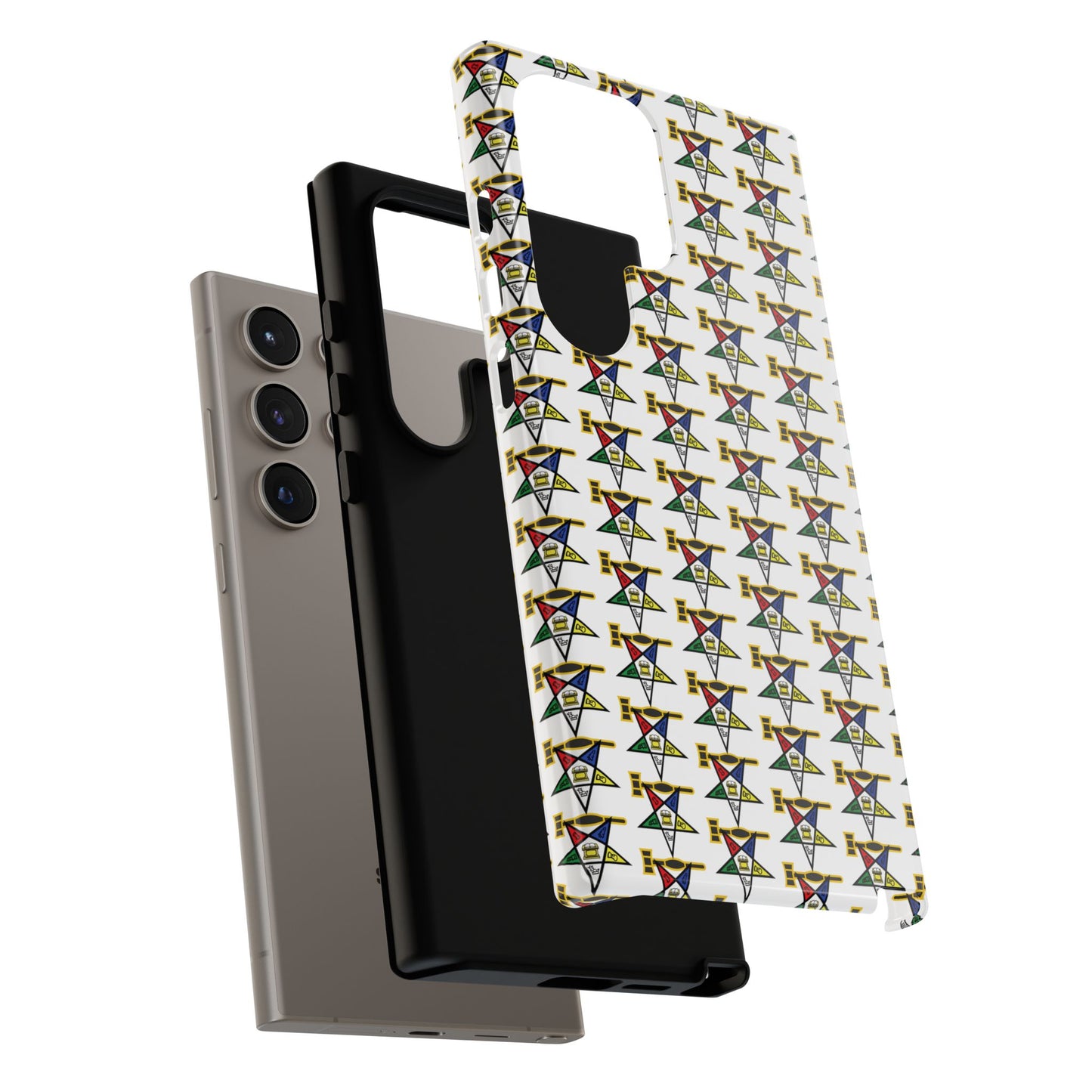 Tough Cases iPhone Case, Colorful Geometric Phone Cover, Unique Gift for Tech Lovers, Durable Phone Accessories, Trendy Phone Protector