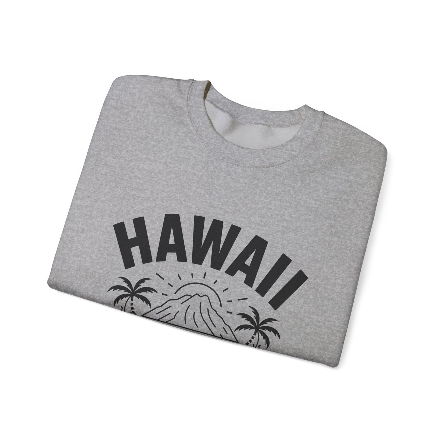 Hawaii Aloha Crewneck Sweatshirt, Beach Vibes, Vacation Apparel, Casual Style, Gift for Travelers, Summer Fashion, Cozy Wear