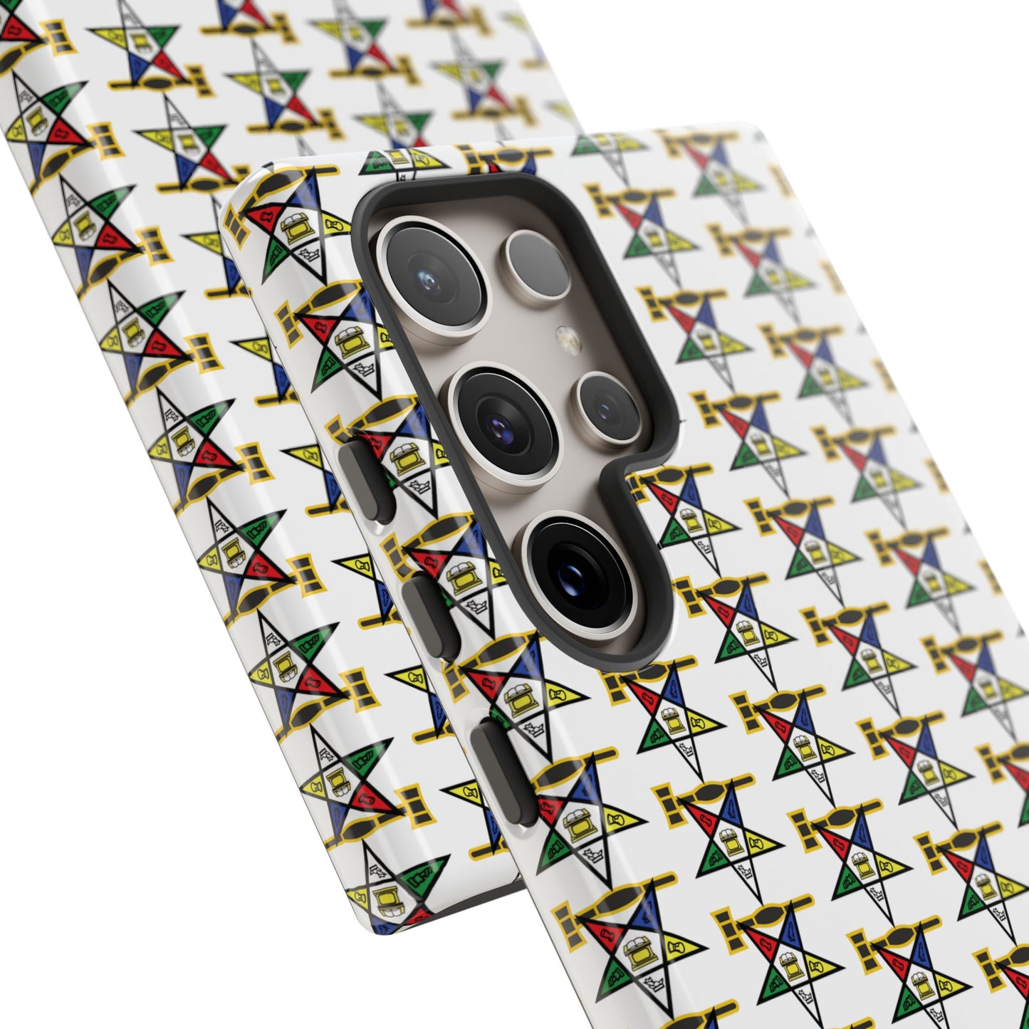 Tough Cases iPhone Case, Colorful Geometric Phone Cover, Unique Gift for Tech Lovers, Durable Phone Accessories, Trendy Phone Protector