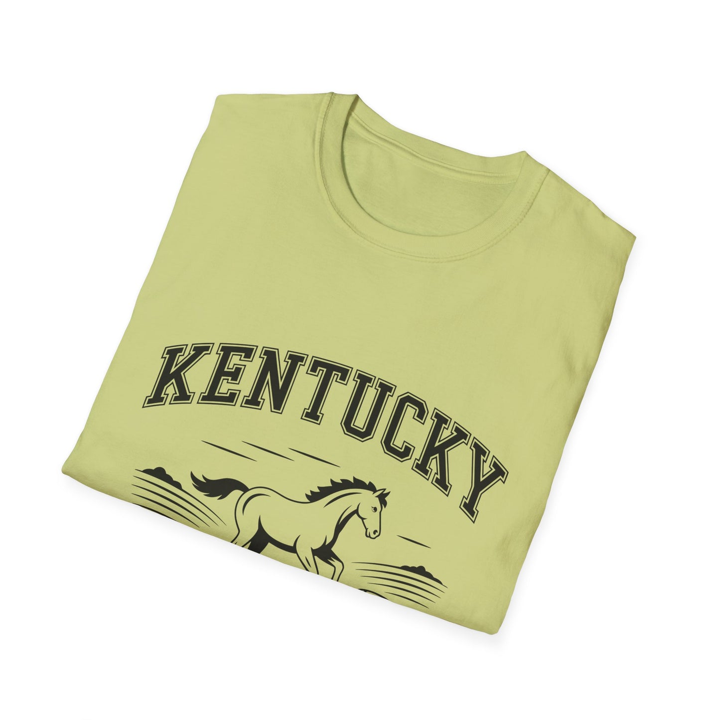 Kentucky Bluegrass State Unisex Softstyle T-Shirt, Casual Tee, Souvenir Apparel, Gift for Travelers, Vintage Graphic Tee