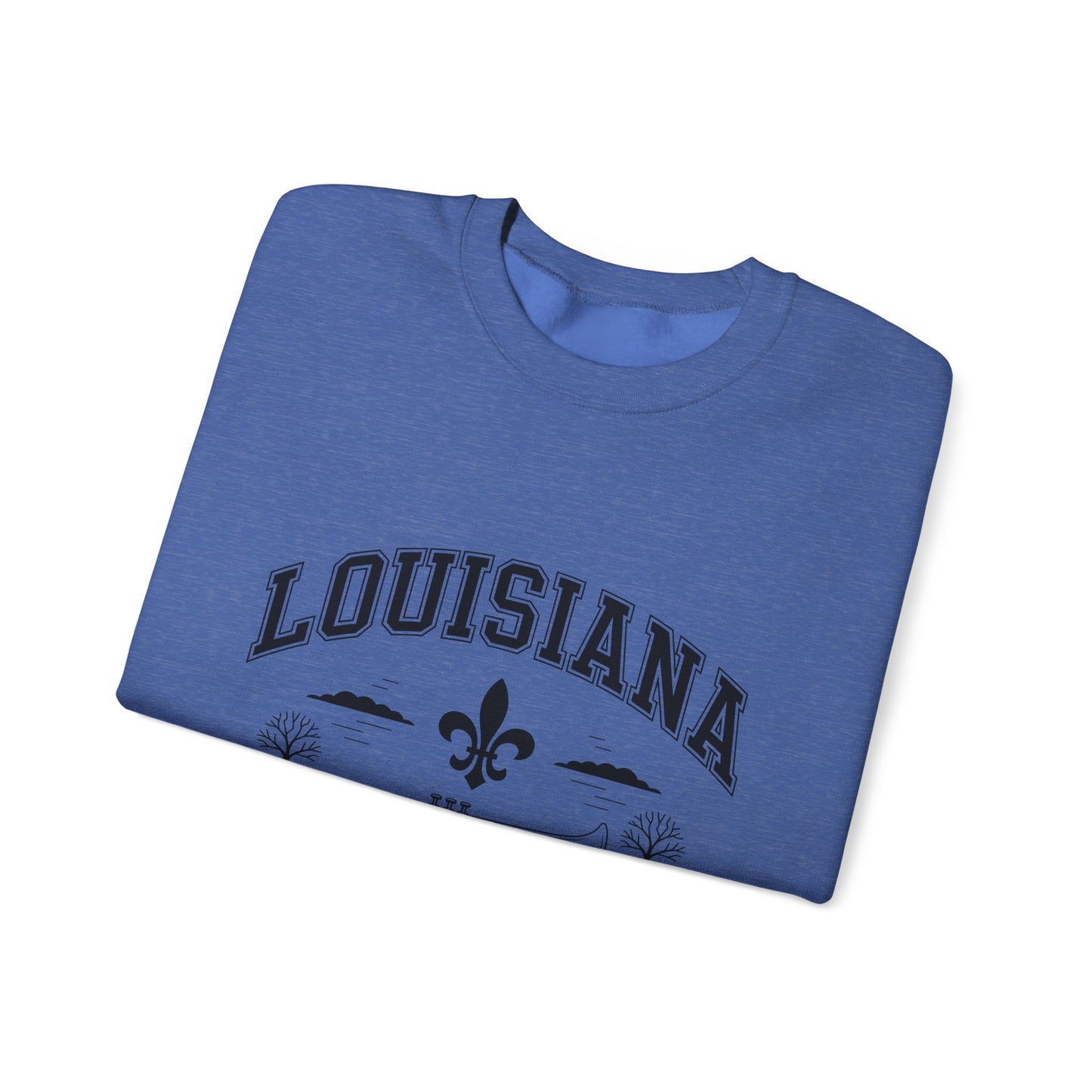 Louisiana Pelican State Sweatshirt, Unisex Crewneck, Cozy Gift for Birthdays, Travel Souvenir, Casual Style for All Occasions