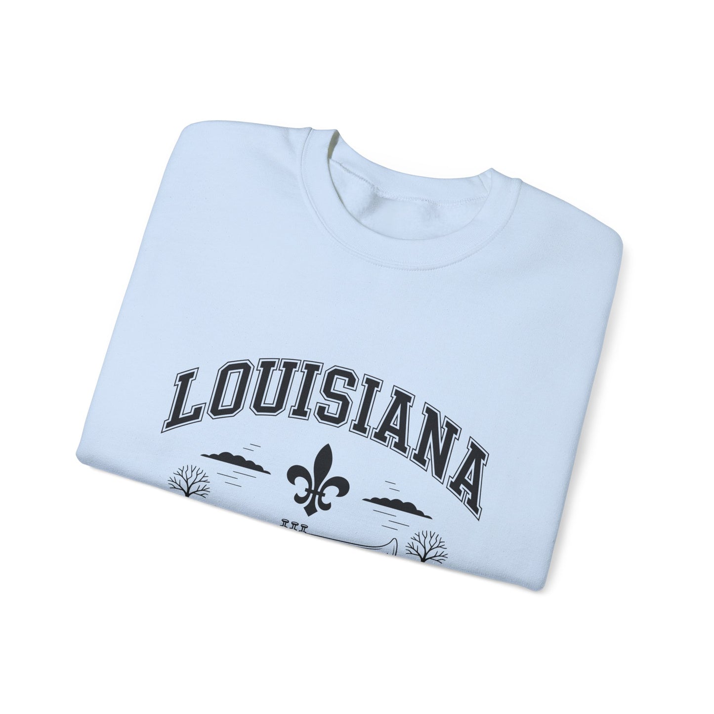 Louisiana Pelican State Sweatshirt, Unisex Crewneck, Cozy Gift for Birthdays, Travel Souvenir, Casual Style for All Occasions
