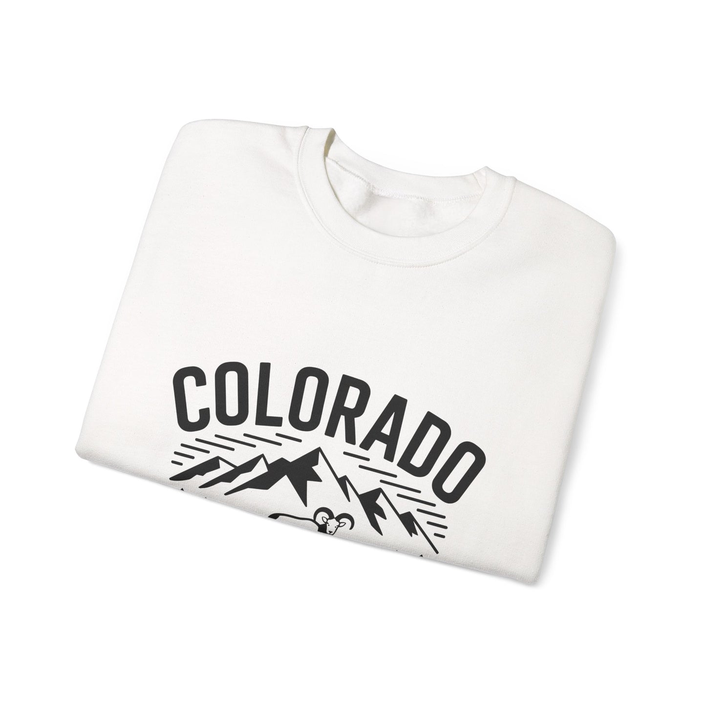 Colorado Adventure Crewneck Sweatshirt - Cozy State Pride Apparel for Outdoor Lovers, Gifts for Tourists & Nature Enthusiasts