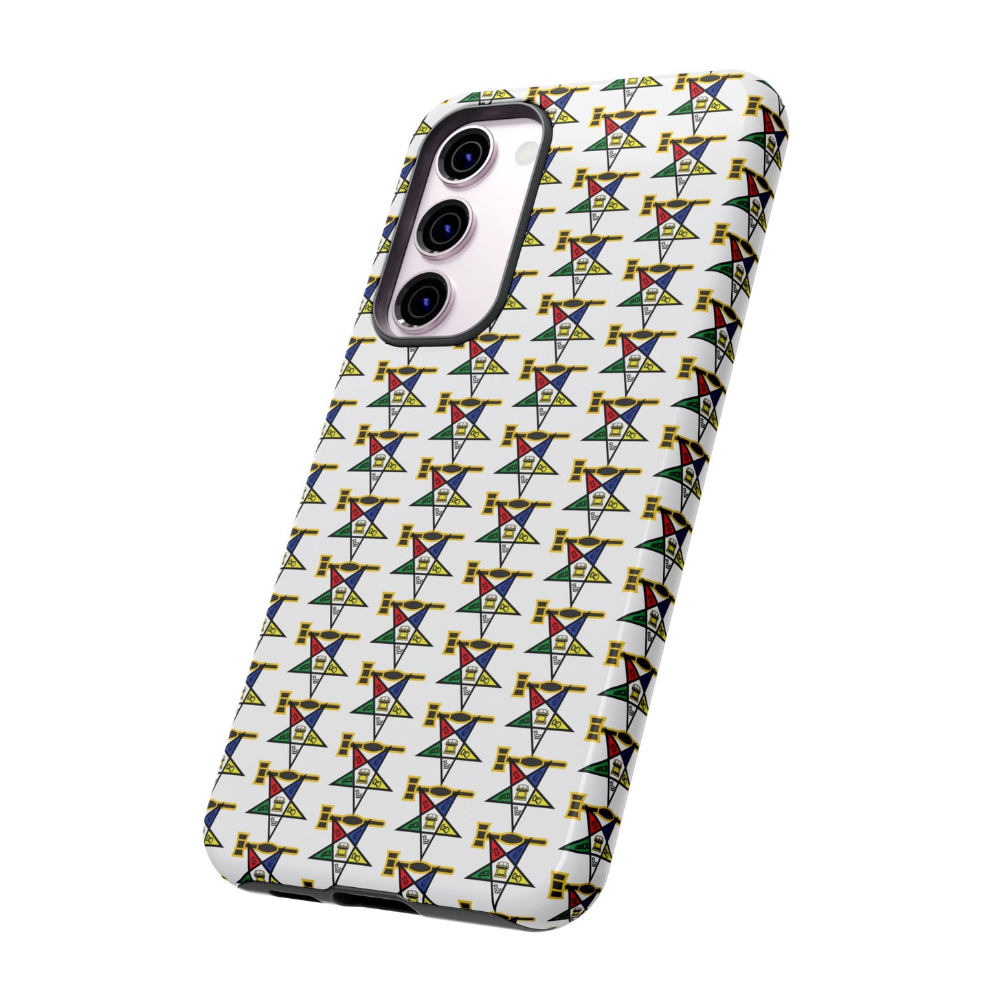 Tough Cases iPhone Case, Colorful Geometric Phone Cover, Unique Gift for Tech Lovers, Durable Phone Accessories, Trendy Phone Protector
