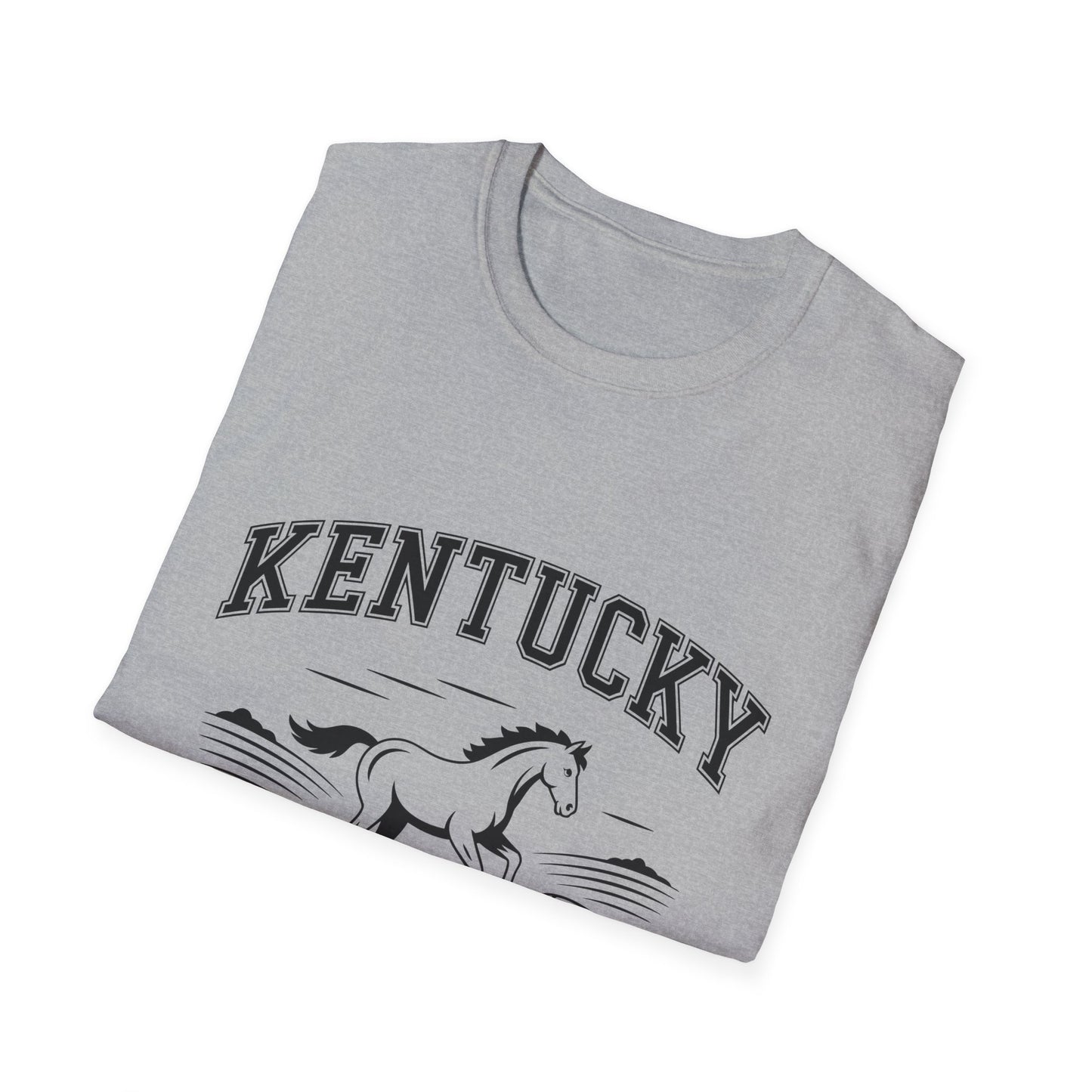 Kentucky Bluegrass State Unisex Softstyle T-Shirt, Casual Tee, Souvenir Apparel, Gift for Travelers, Vintage Graphic Tee