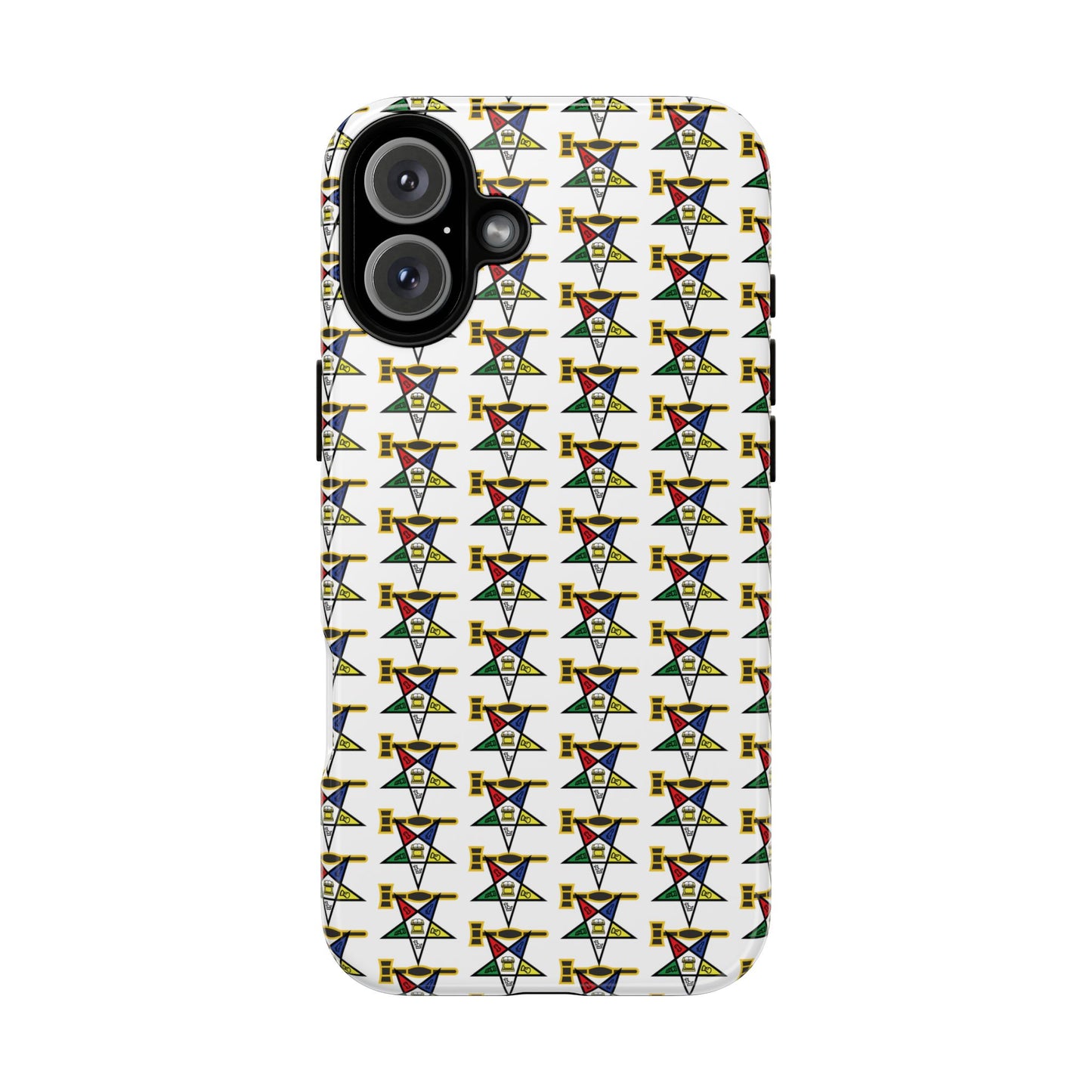 Tough Cases iPhone Case, Colorful Geometric Phone Cover, Unique Gift for Tech Lovers, Durable Phone Accessories, Trendy Phone Protector