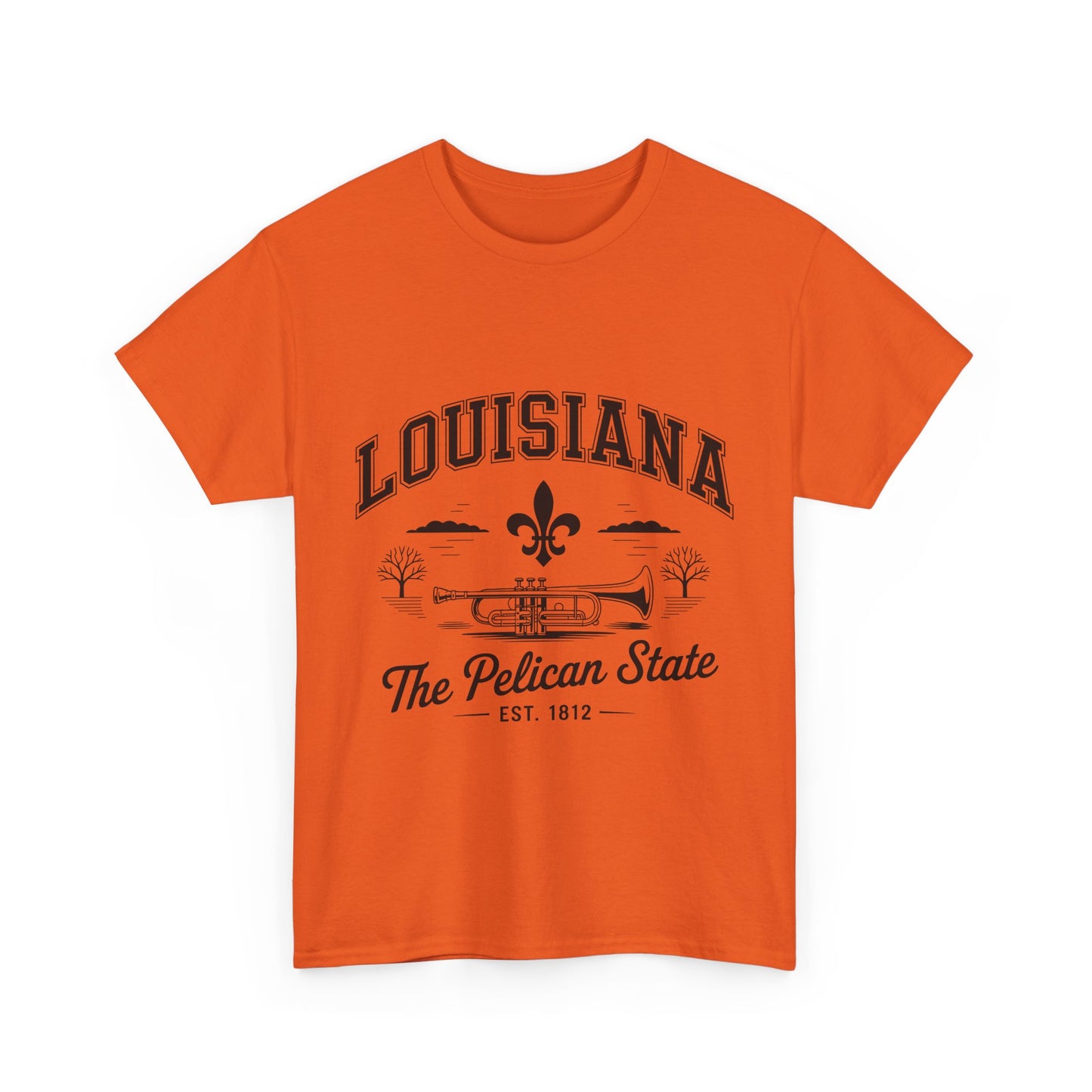 Louisiana State Pride Tee, Unisex Heavy Cotton T-Shirt, Perfect for Souvenir, Gift, Louisiana Lover, Home State Shirt