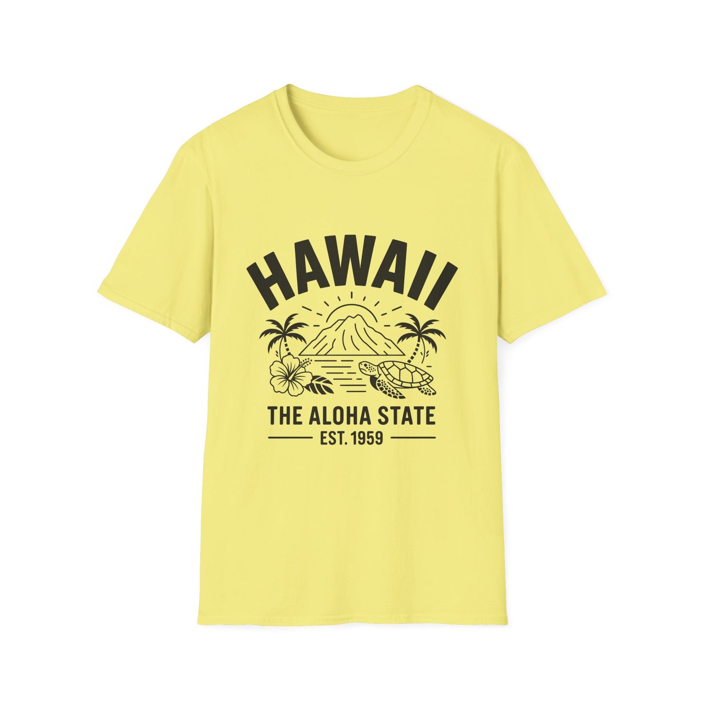 Hawaii Themed Unisex T-Shirt, Casual Summer Tee, Travel Souvenir, Beachwear, Gift for Aloha Lovers