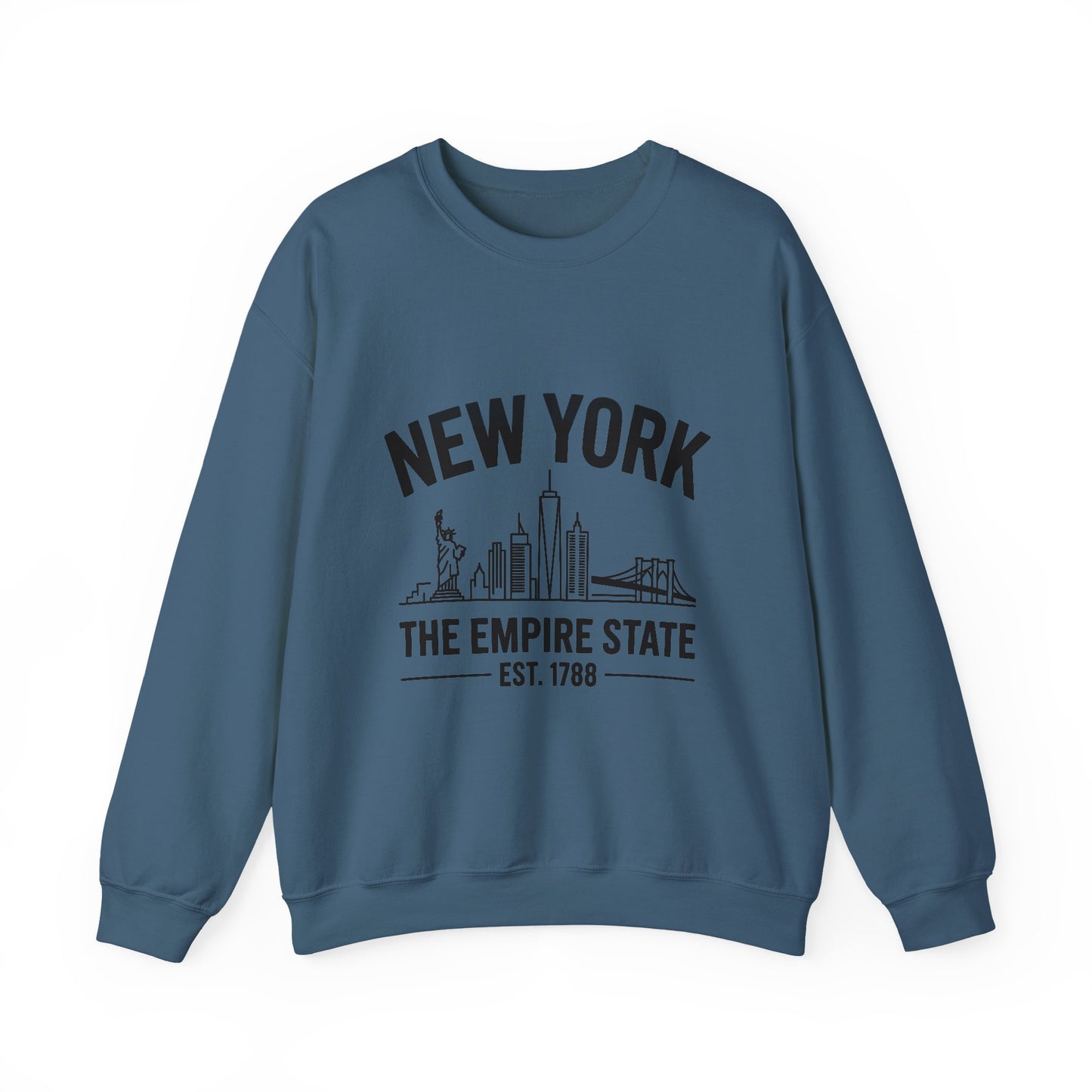 New York Skyline Crewneck Sweatshirt, Cozy NYC Apparel, Unisex Sweatshirt, Travel Souvenir, Urban Fashion, Gift for New Yorkers