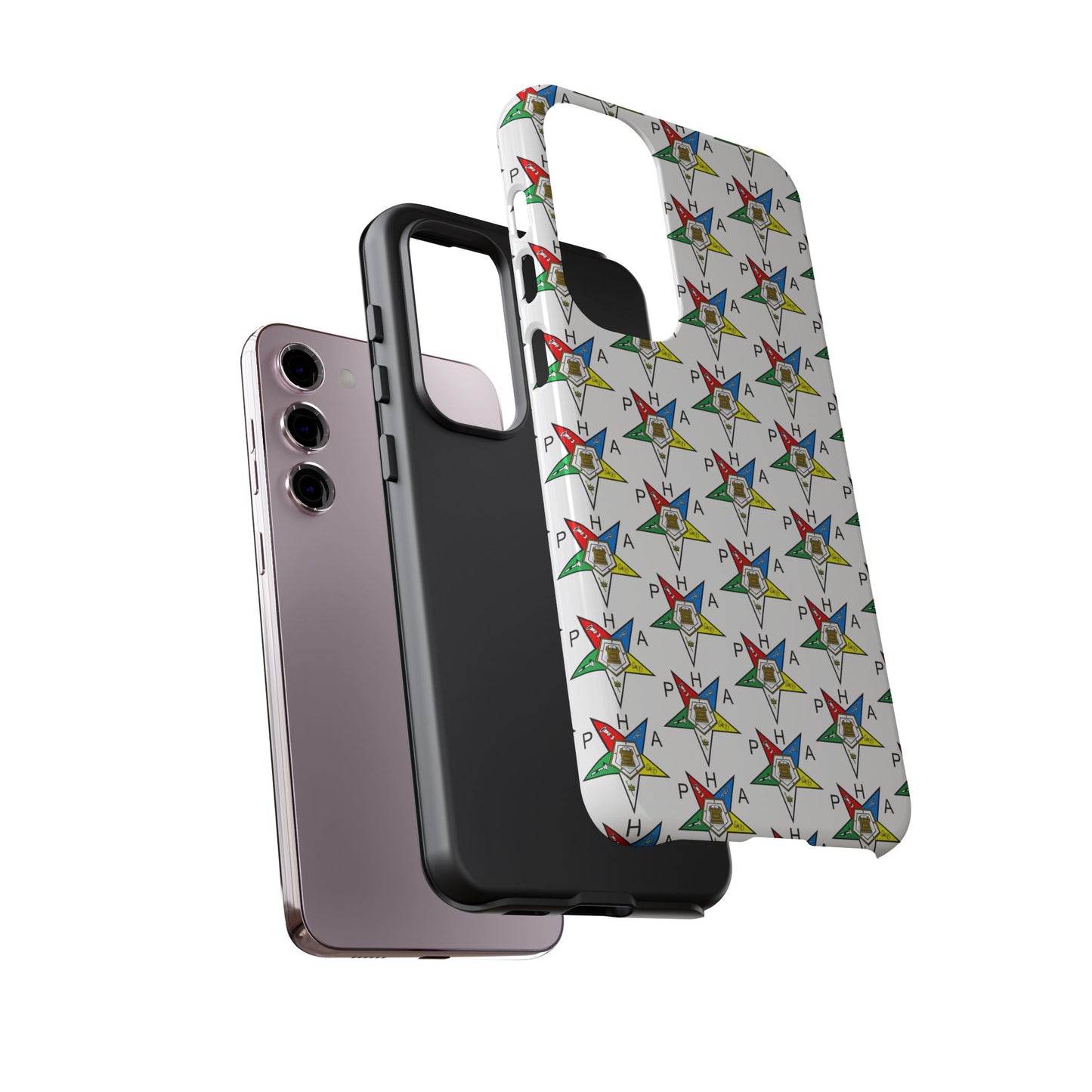 Colorful Phone Case for Tough Cases Lovers, Customizable Phone Accessories, Unique Gift, Durable Phone Cover, Fun Patterned Case