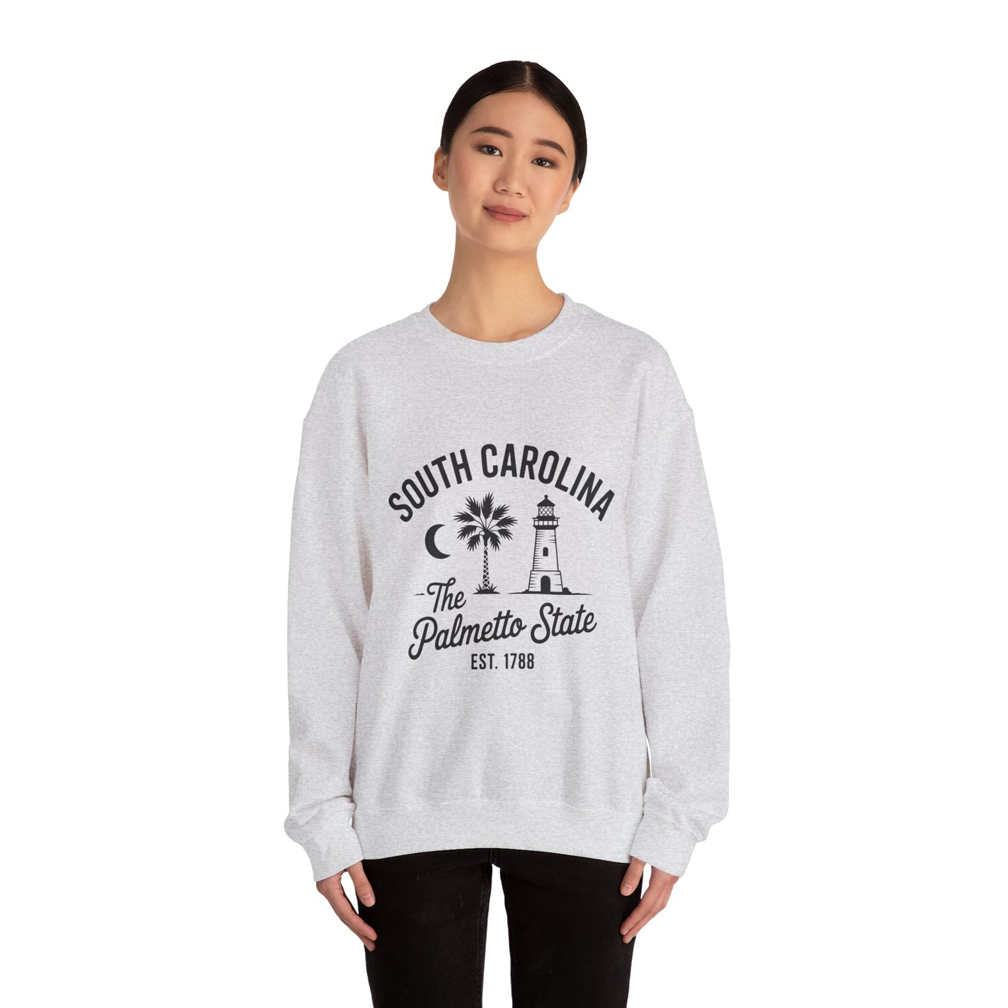 South Carolina Crewneck Sweatshirt | Cozy Unisex Sweatshirt for State Pride, Travel, Gifts, Holidays, Casual Wear