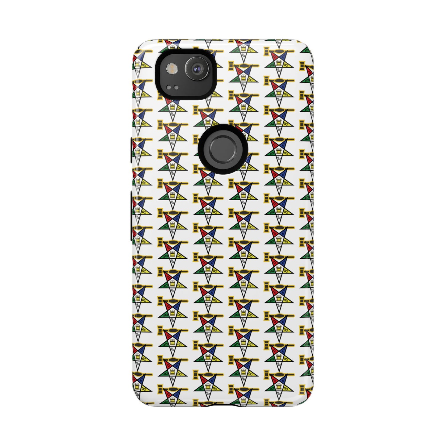 Tough Cases iPhone Case, Colorful Geometric Phone Cover, Unique Gift for Tech Lovers, Durable Phone Accessories, Trendy Phone Protector
