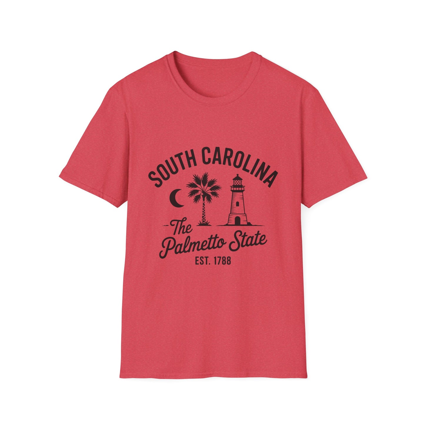 South Carolina Palmetto State T-Shirt, Cool State Pride Tee, Unisex Graphic Shirt, Vacation Souvenir Top, Gifts for Travelers