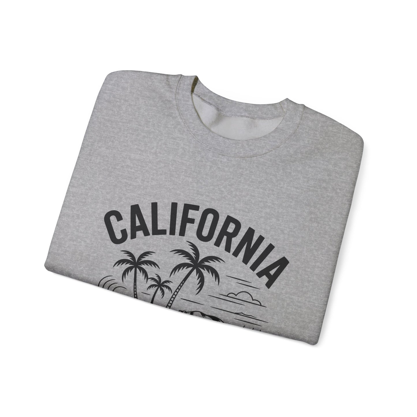 California Crewneck Sweatshirt, Cozy California Sweatshirt, Unisex Crewneck, Retro Gift, Casual Wear, Gift for Travel Lovers