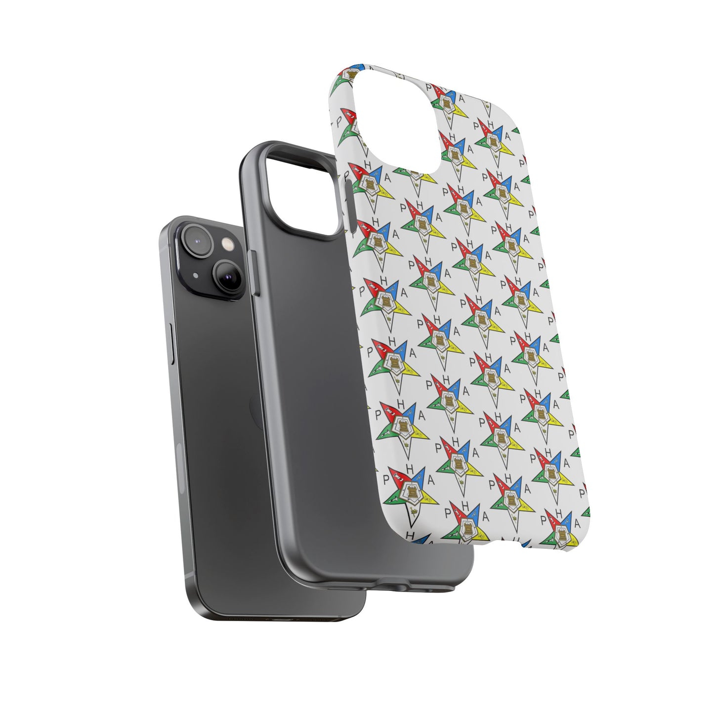 Colorful Phone Case for Tough Cases Lovers, Customizable Phone Accessories, Unique Gift, Durable Phone Cover, Fun Patterned Case