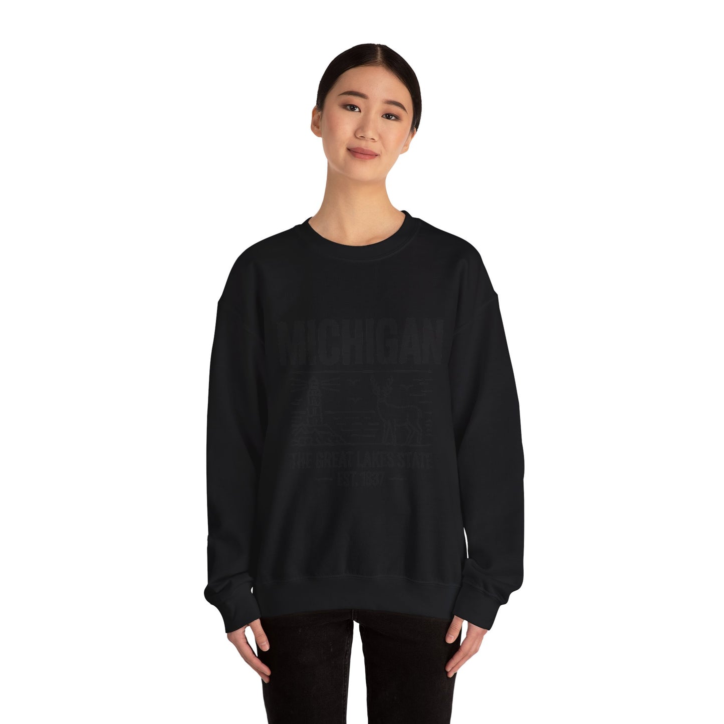 Michigan Pride Sweatshirt | Unisex Heavy Blend™ Crewneck | Great Lakes State Gift | Cozy Apparel for Outdoors | Perfect for All Seasons