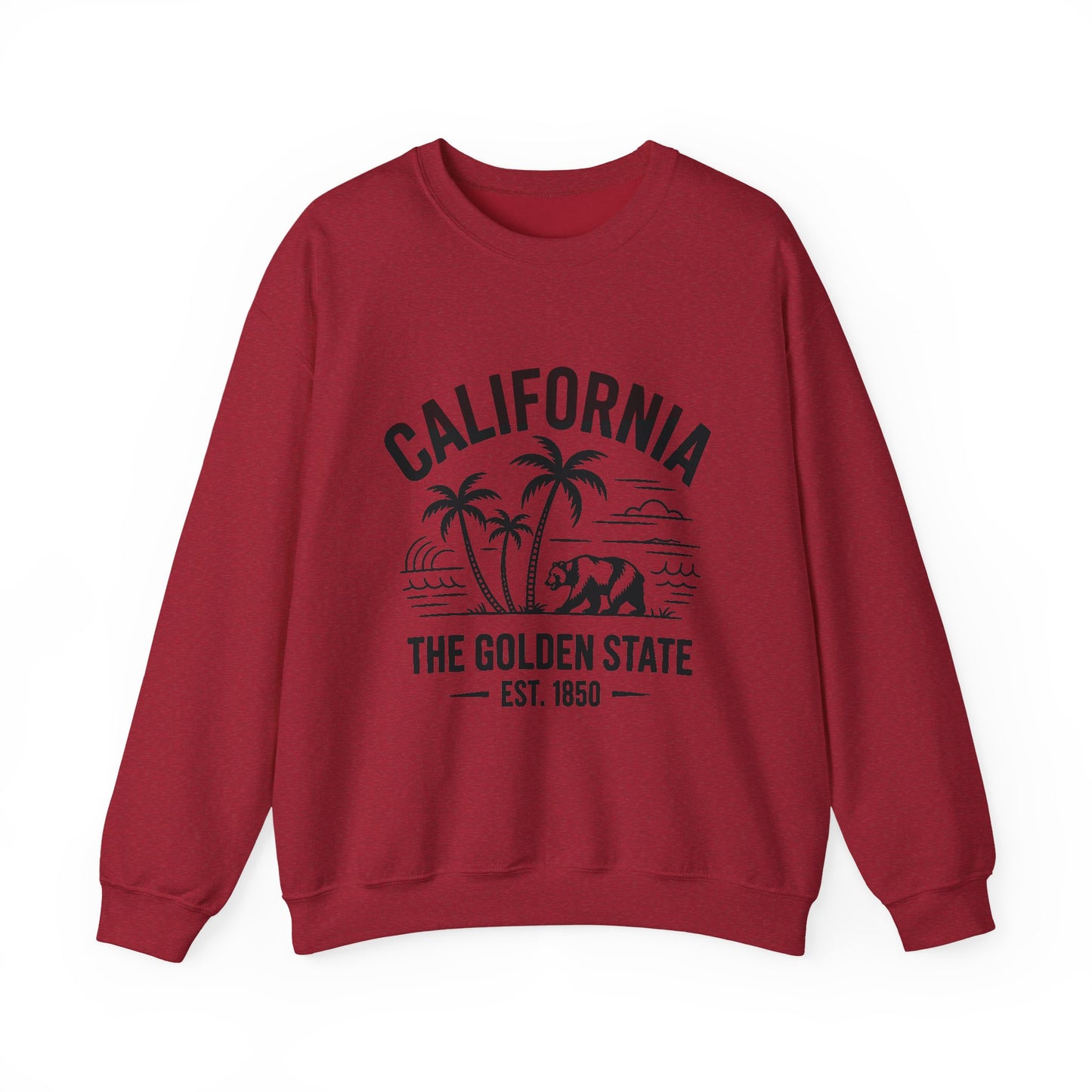 California Crewneck Sweatshirt, Cozy California Sweatshirt, Unisex Crewneck, Retro Gift, Casual Wear, Gift for Travel Lovers