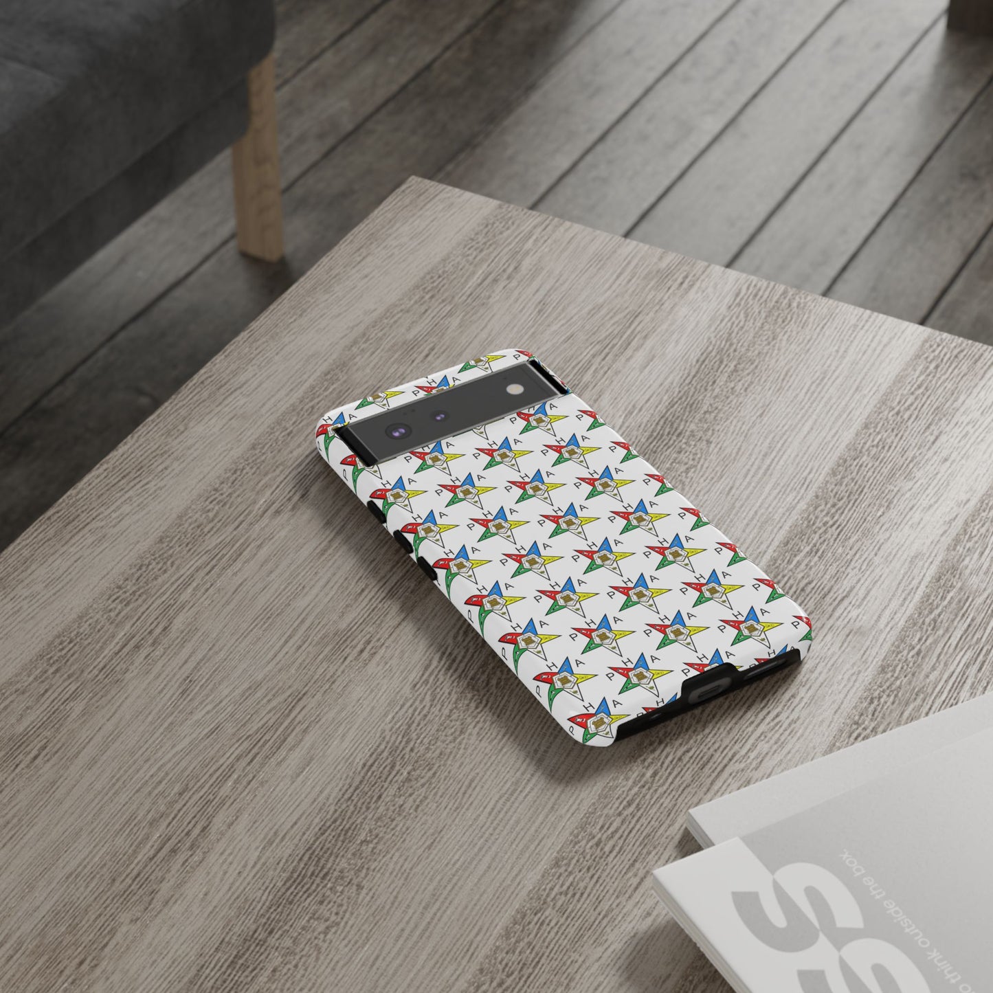 Colorful Phone Case for Tough Cases Lovers, Customizable Phone Accessories, Unique Gift, Durable Phone Cover, Fun Patterned Case