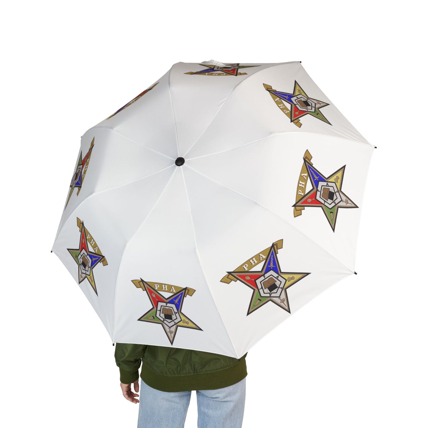 Stylish Foldable Umbrella, Compact Travel Umbrella, Artistic Umbrella for Outdoor, Gift for Rainy Day, Unique Fashion Accessory