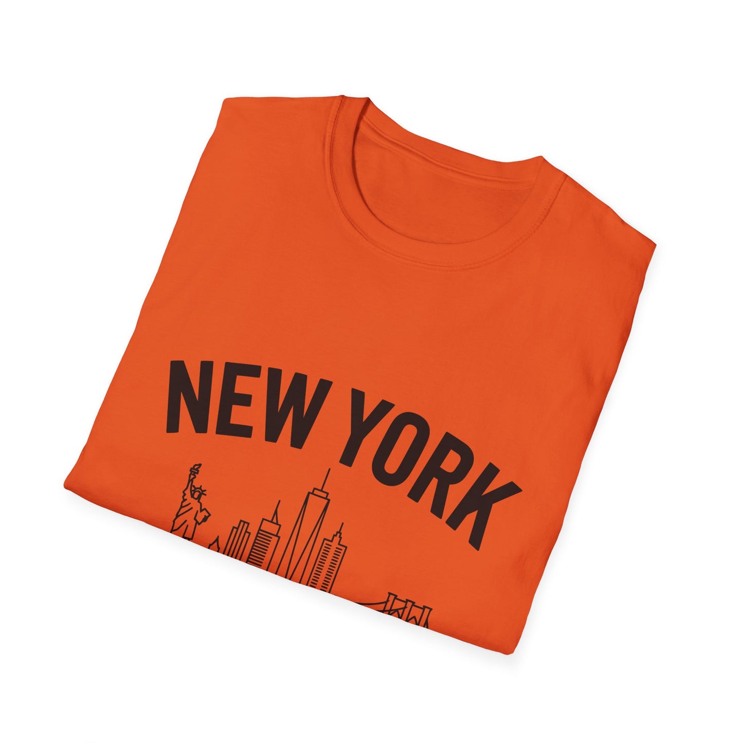 New York Skyline Unisex T-Shirt, NYC Shirt, Empire State Tee, Travel Souvenir, Urban Apparel