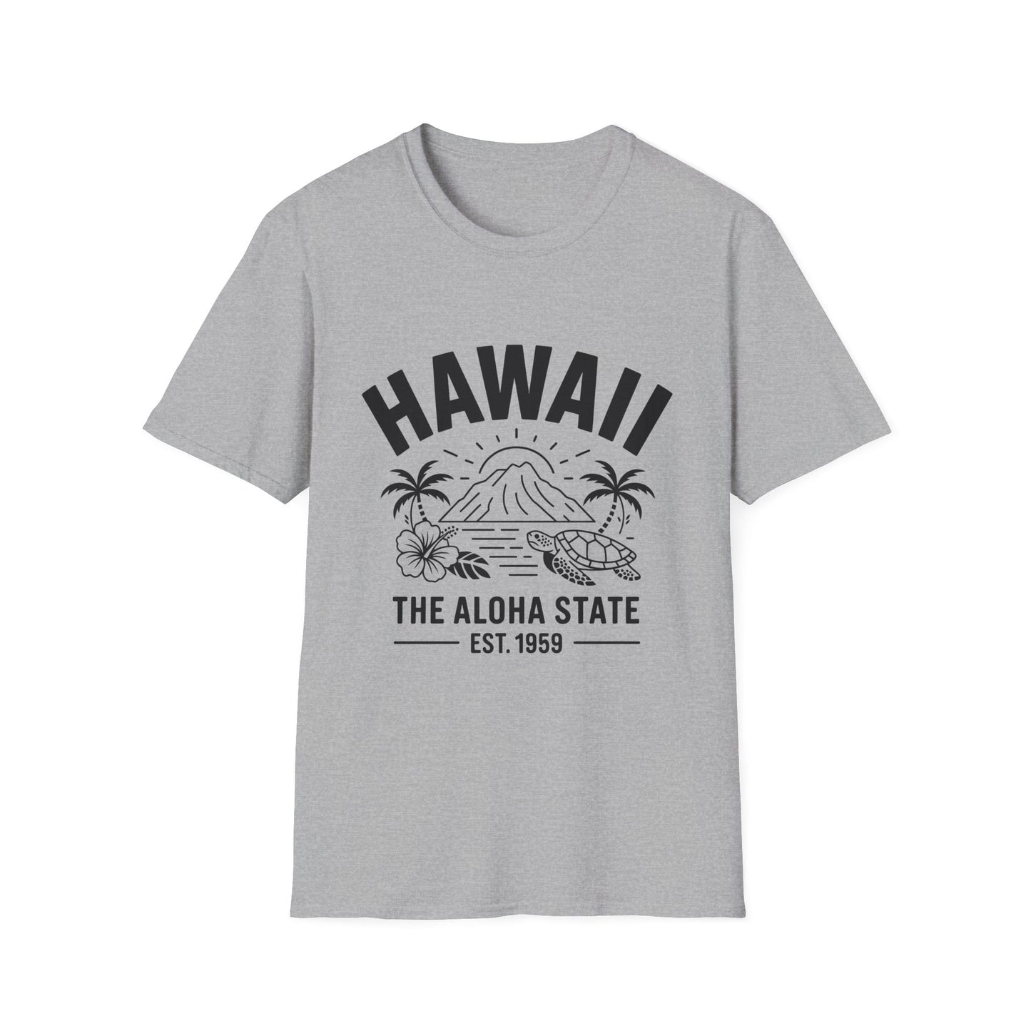 Hawaii Themed Unisex T-Shirt, Casual Summer Tee, Travel Souvenir, Beachwear, Gift for Aloha Lovers
