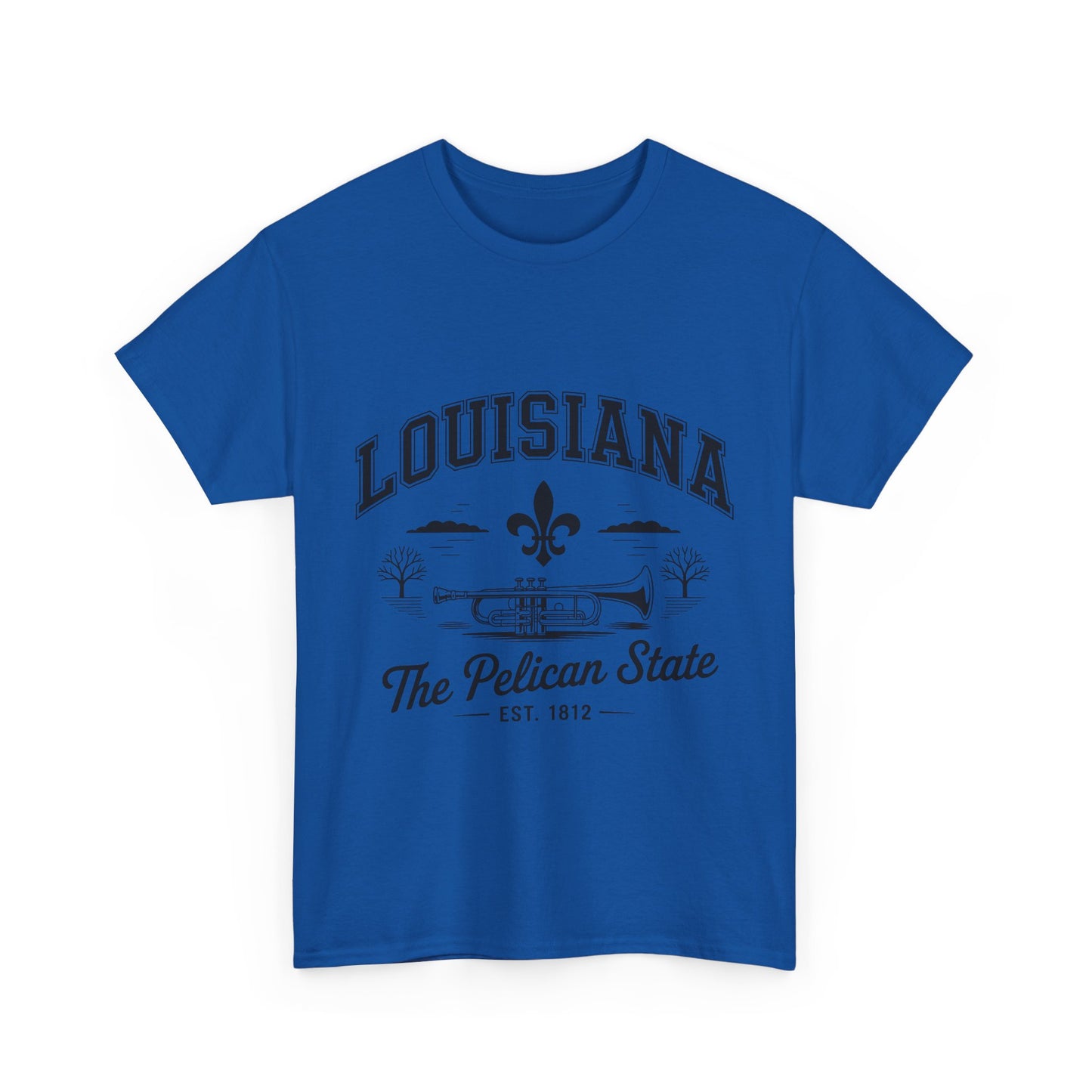 Louisiana State Pride Tee, Unisex Heavy Cotton T-Shirt, Perfect for Souvenir, Gift, Louisiana Lover, Home State Shirt