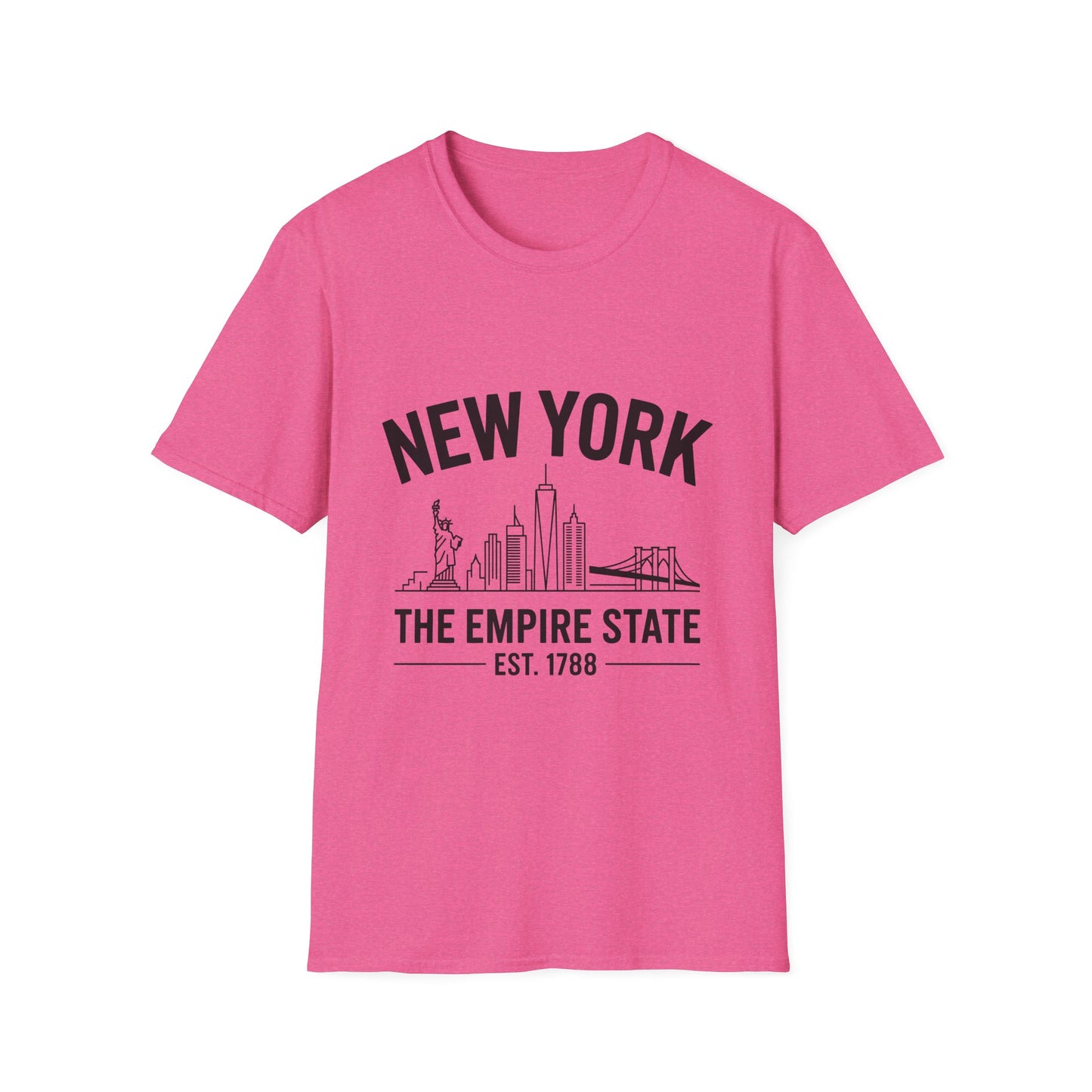 New York Skyline Unisex T-Shirt, NYC Shirt, Empire State Tee, Travel Souvenir, Urban Apparel