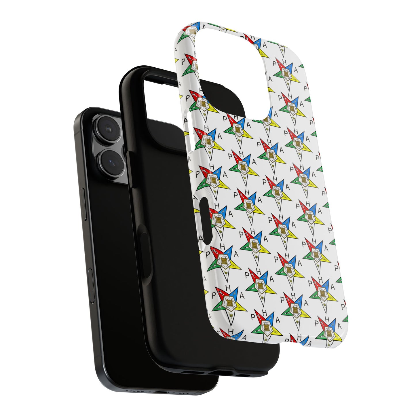 Colorful Phone Case for Tough Cases Lovers, Customizable Phone Accessories, Unique Gift, Durable Phone Cover, Fun Patterned Case