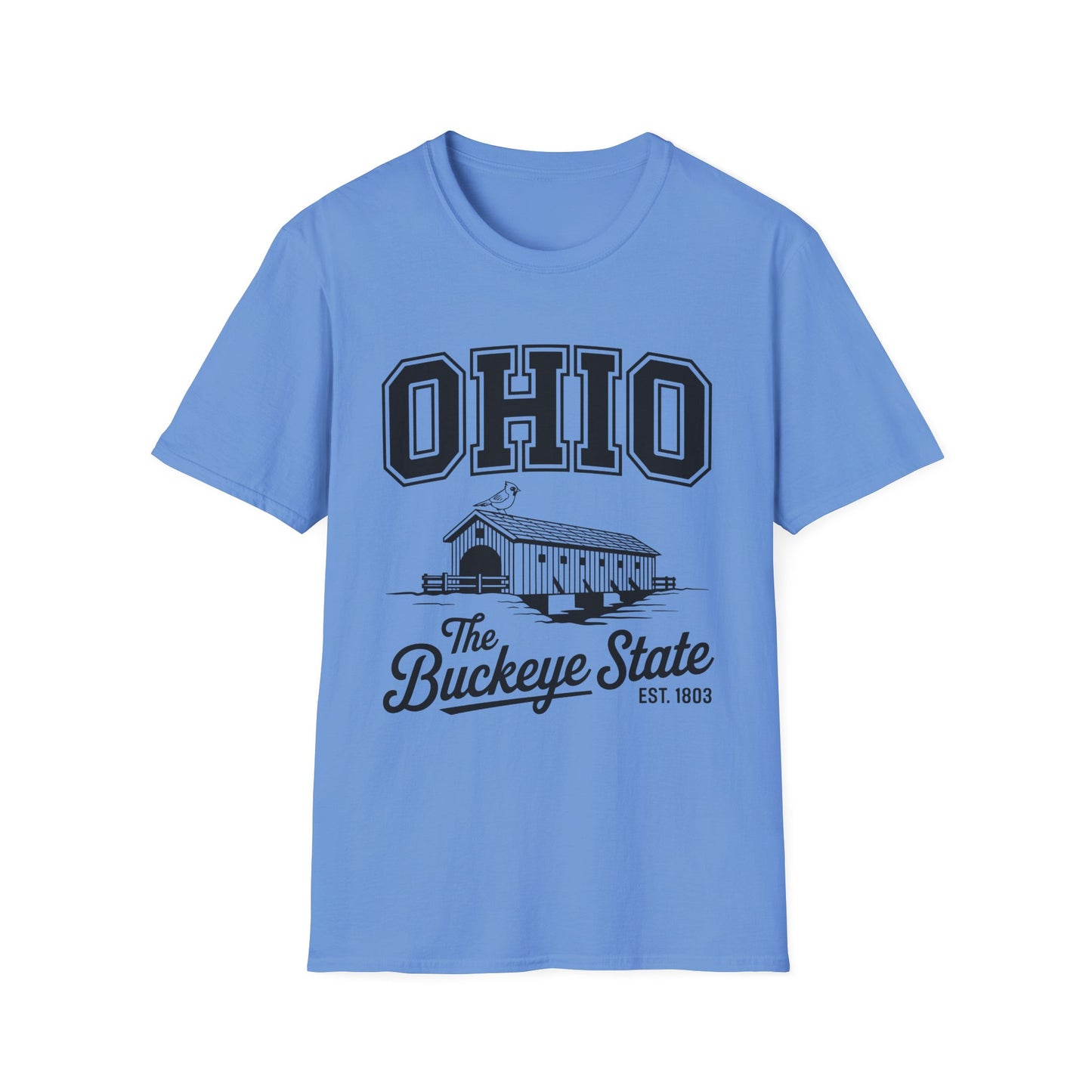Vintage Ohio T-Shirt, Buckeye State Tee, Unisex Graphic Shirt, Ohio Pride Apparel, Gift for Ohioans