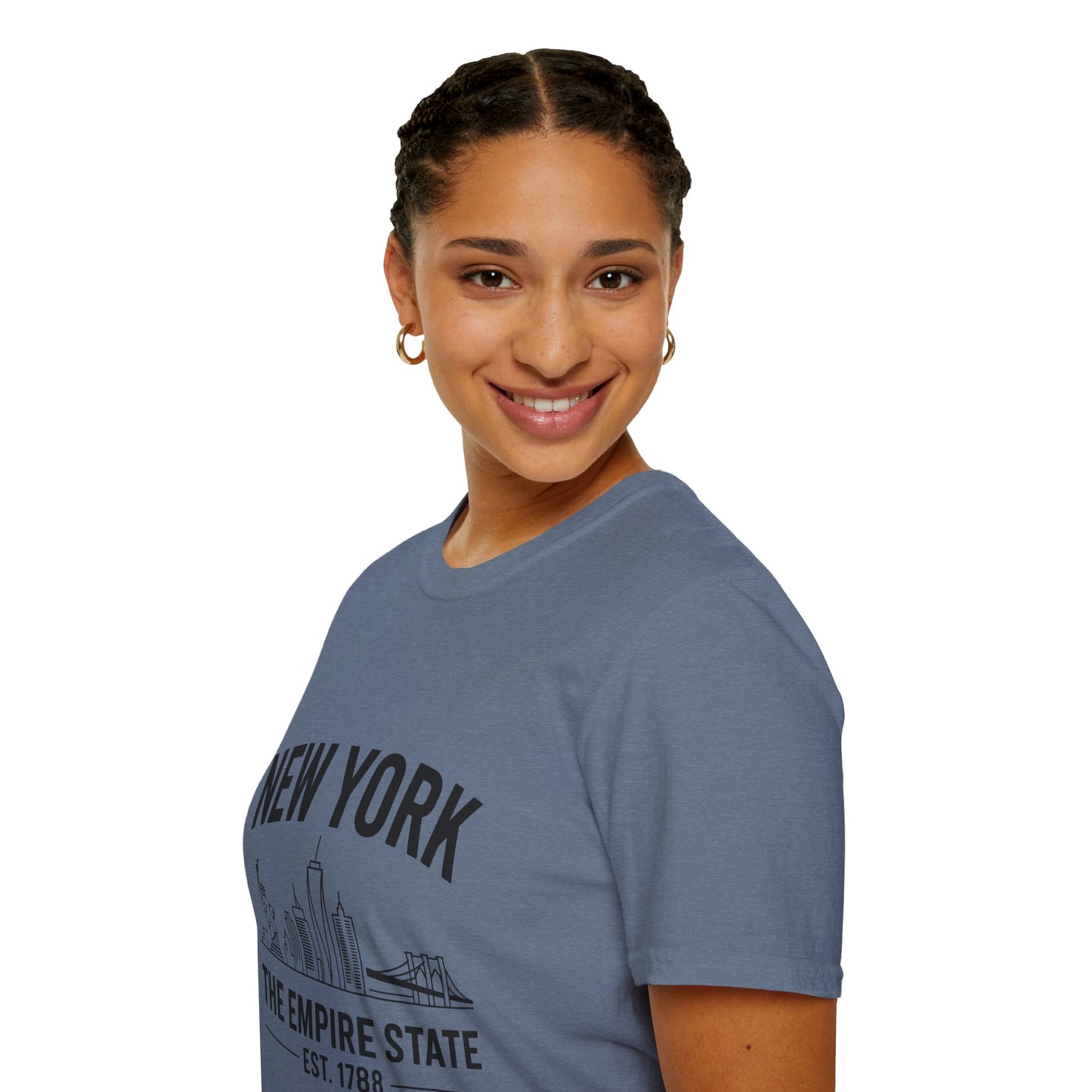 New York Skyline Unisex T-Shirt, NYC Shirt, Empire State Tee, Travel Souvenir, Urban Apparel