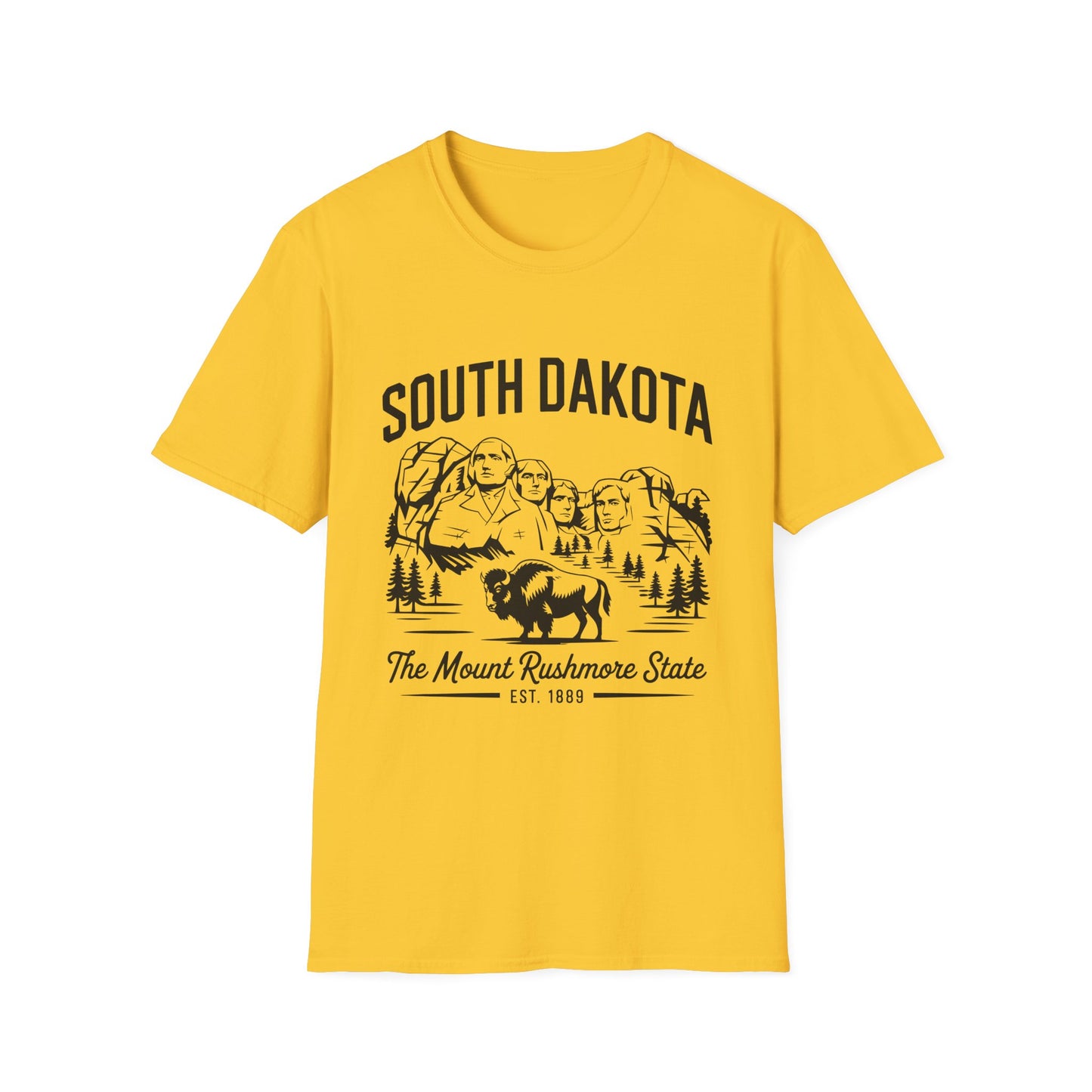 South Dakota Vintage T-Shirt, Unisex Graphic Tee, Midwest Souvenir Shirt, State Pride Apparel, Travel Gift for Him and Her