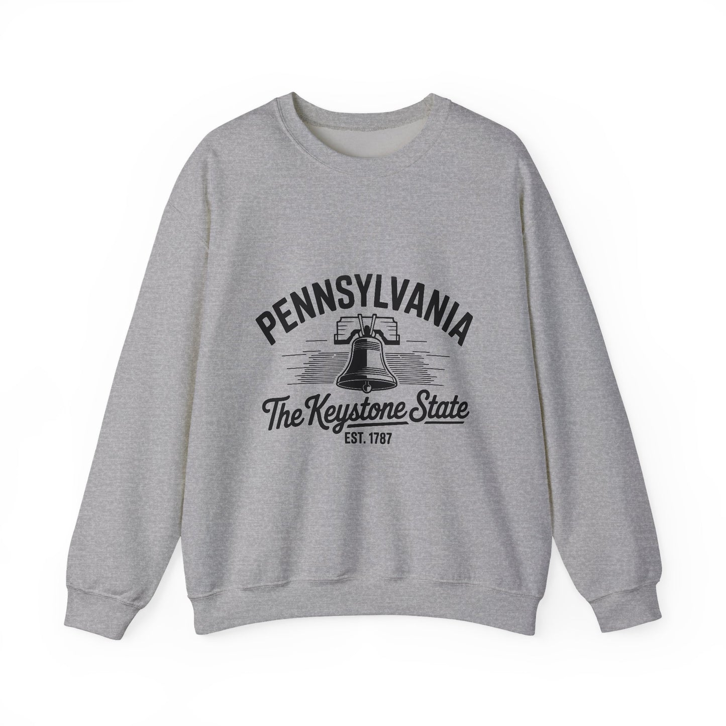 Pennsylvania Crewneck Sweatshirt, Cozy State Pride Apparel, Unisex Sweatshirt, Perfect for Gift Giving, Casual Outfit