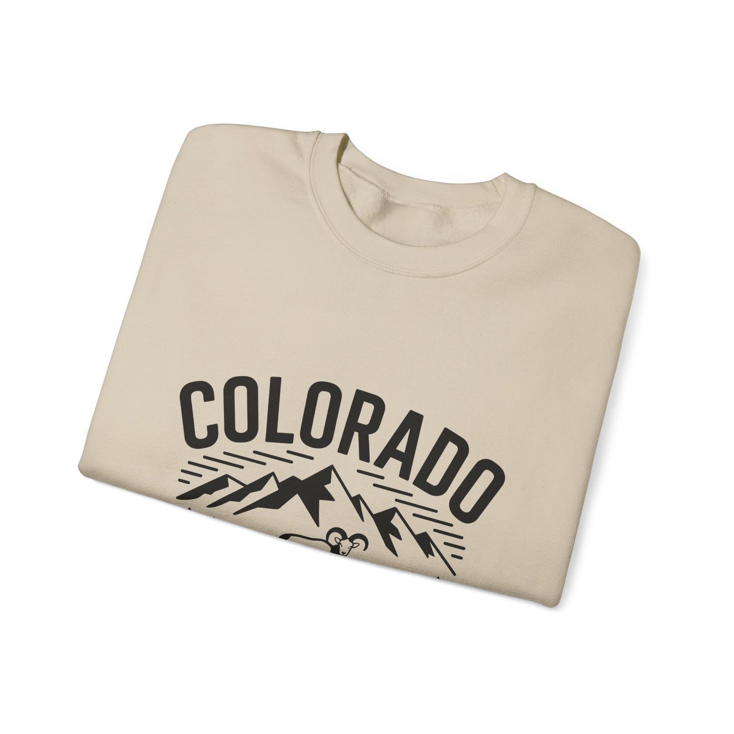 Colorado Adventure Crewneck Sweatshirt - Cozy State Pride Apparel for Outdoor Lovers, Gifts for Tourists & Nature Enthusiasts