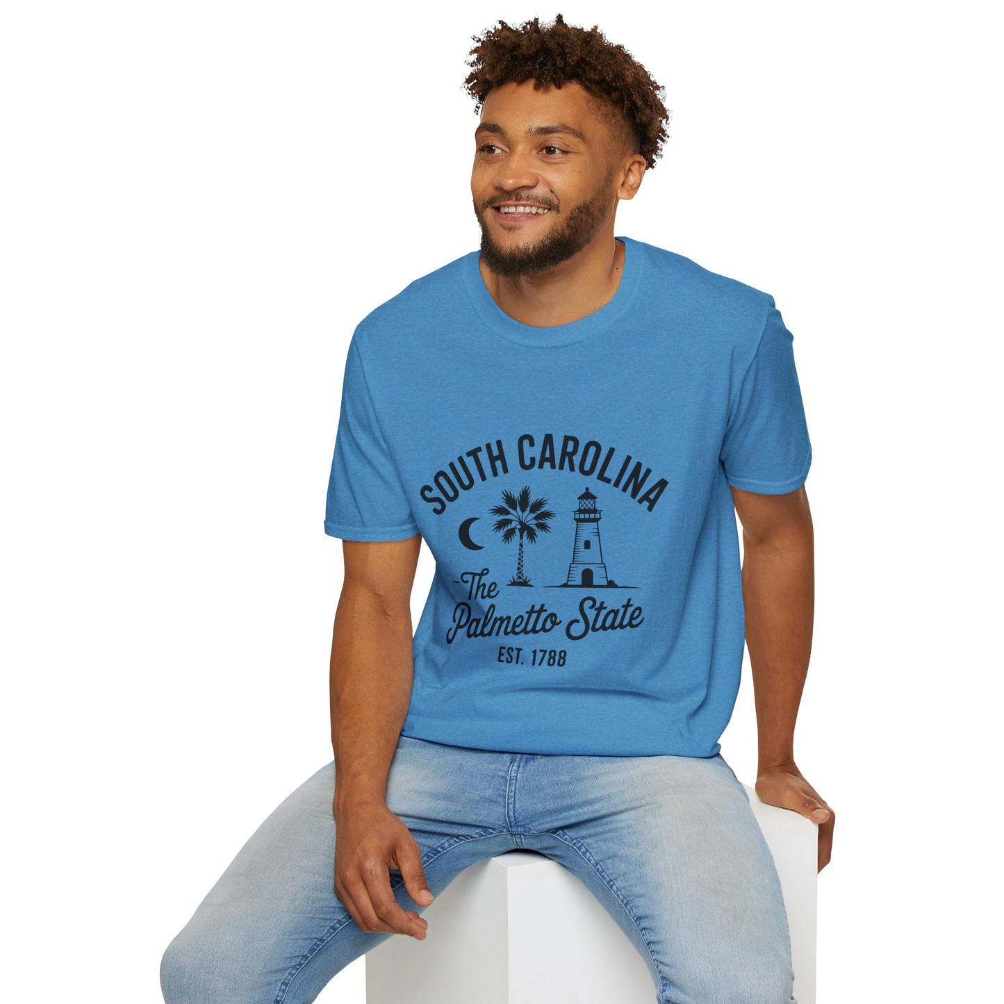 South Carolina Palmetto State T-Shirt, Cool State Pride Tee, Unisex Graphic Shirt, Vacation Souvenir Top, Gifts for Travelers