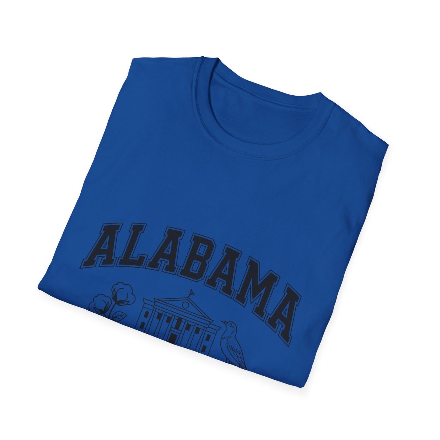 Alabama Heart of Dixie T-Shirt, Vintage Graphic Tee, Southern Pride Apparel, Casual Summer Wear, Gift Idea for Fans, State Pride Top