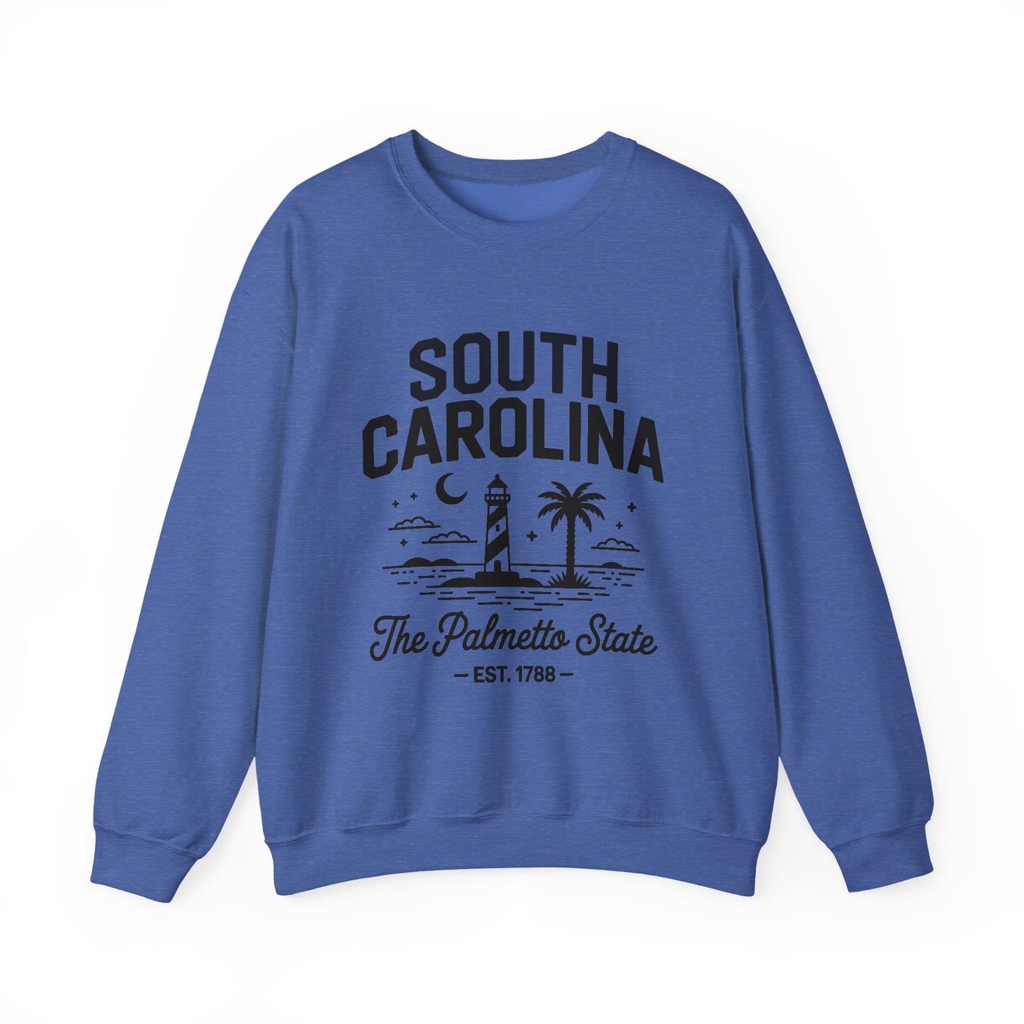 Cozy South Carolina Crewneck Sweatshirt | Unisex, Heavy Blend, Perfect for Spring & Fall, Casual Comfort, Travel, Beach Vibes
