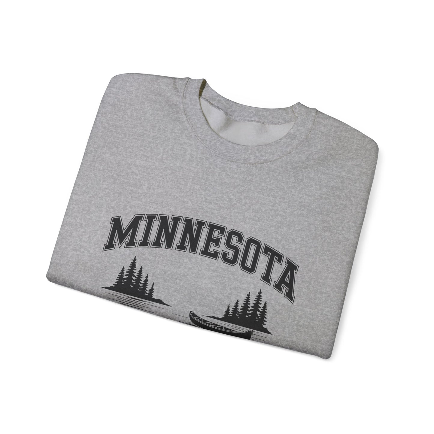Minnesota Vintage Crewneck Sweatshirt, Cozy Sweatshirt, Gift for Travelers, Lake Life Apparel, Unisex Pullover