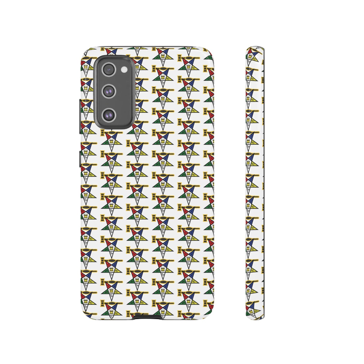 Tough Cases iPhone Case, Colorful Geometric Phone Cover, Unique Gift for Tech Lovers, Durable Phone Accessories, Trendy Phone Protector