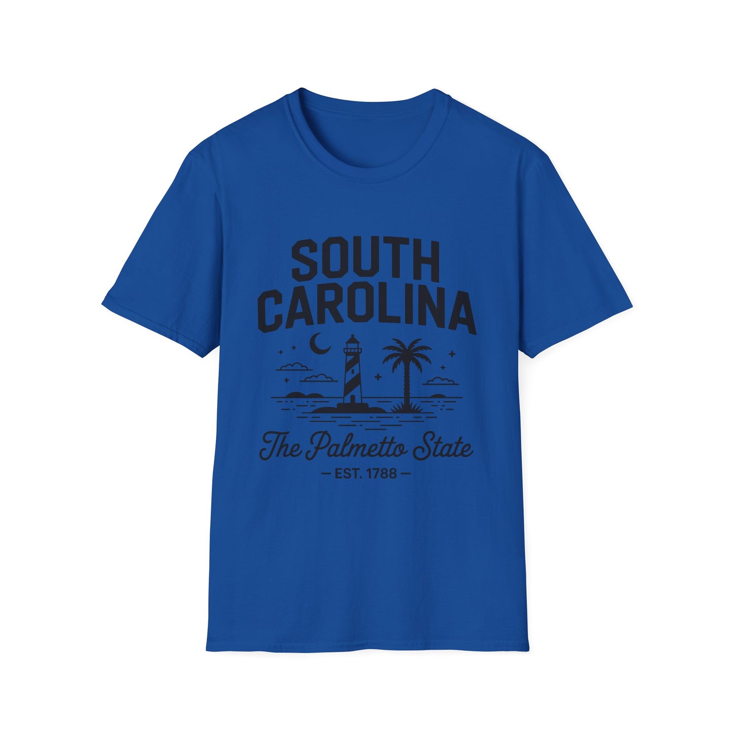 South Carolina Graphic T-Shirt, Casual Wear, Beach Vibes, State Pride Apparel, Travel Souvenir, Gift for Southerners